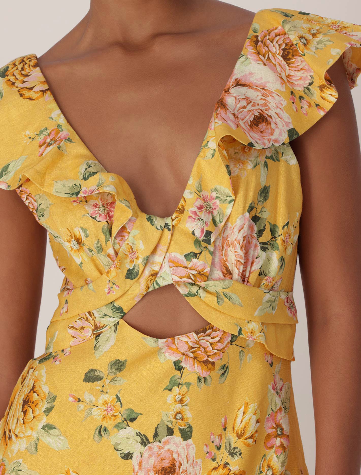 Haisley Flounce Midi Dress Forever New