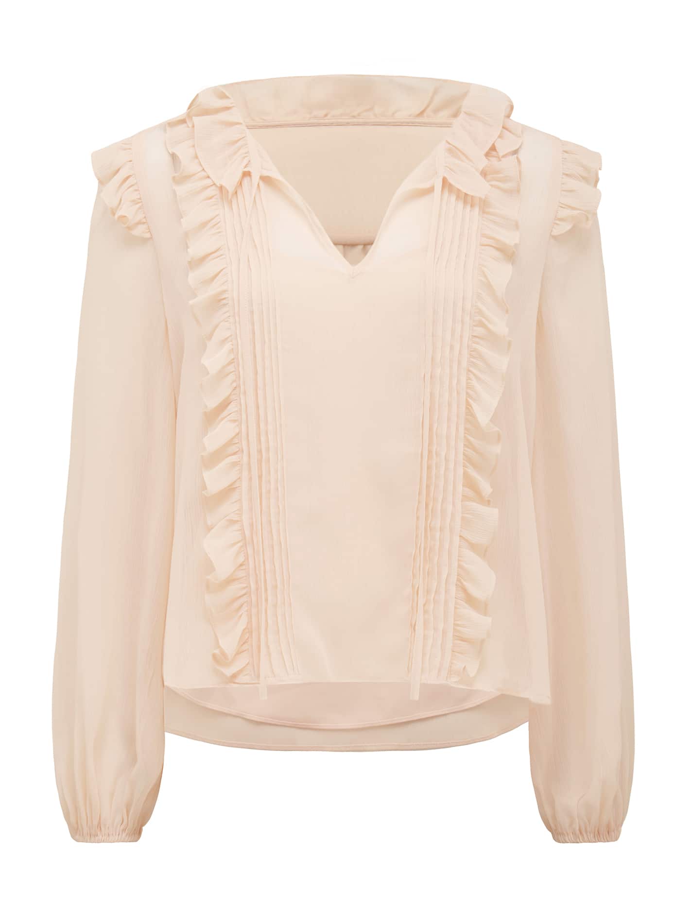 Cody Ruffle Pintuck Blouse Forever New