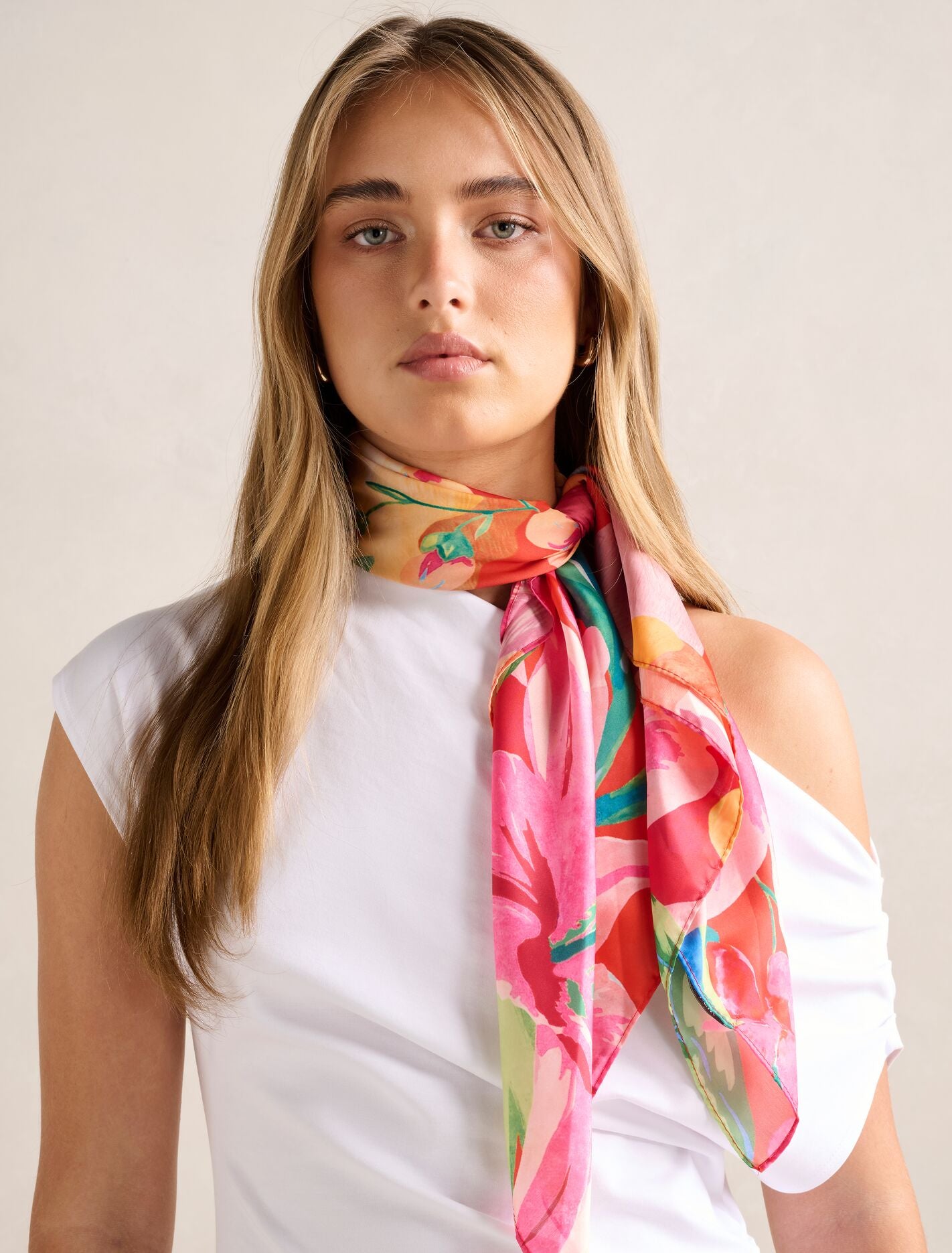 Gabbie Satin Scarf Forever New