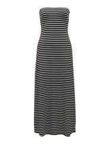 Allie Strapless Striped Midi Dress Forever New