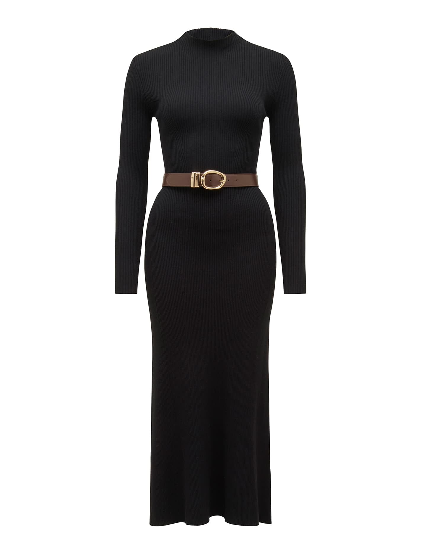 Luisa Fit And Flare Belted Midi Dress Forever New