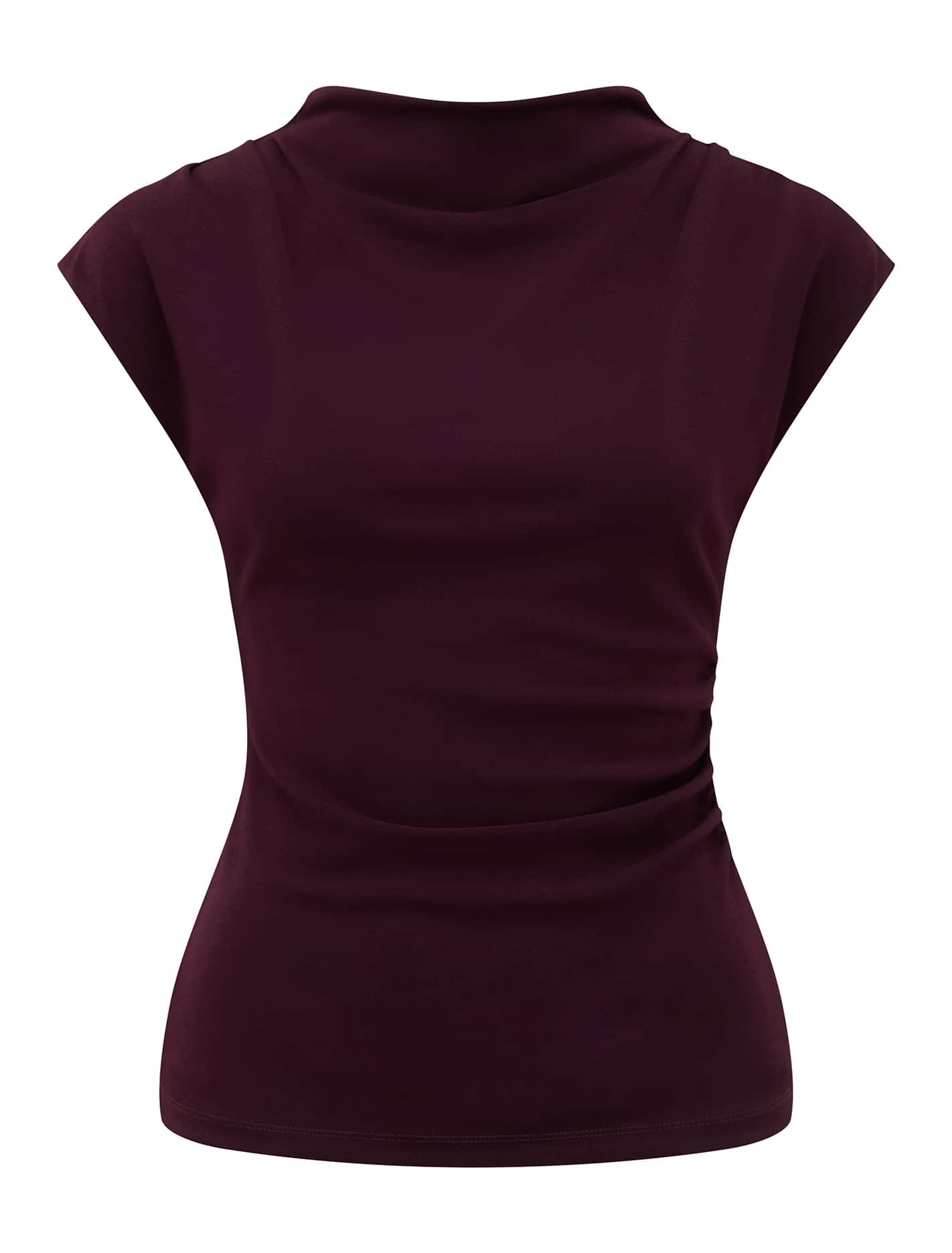 Leenah Grown On Neck Crepe Top Forever New