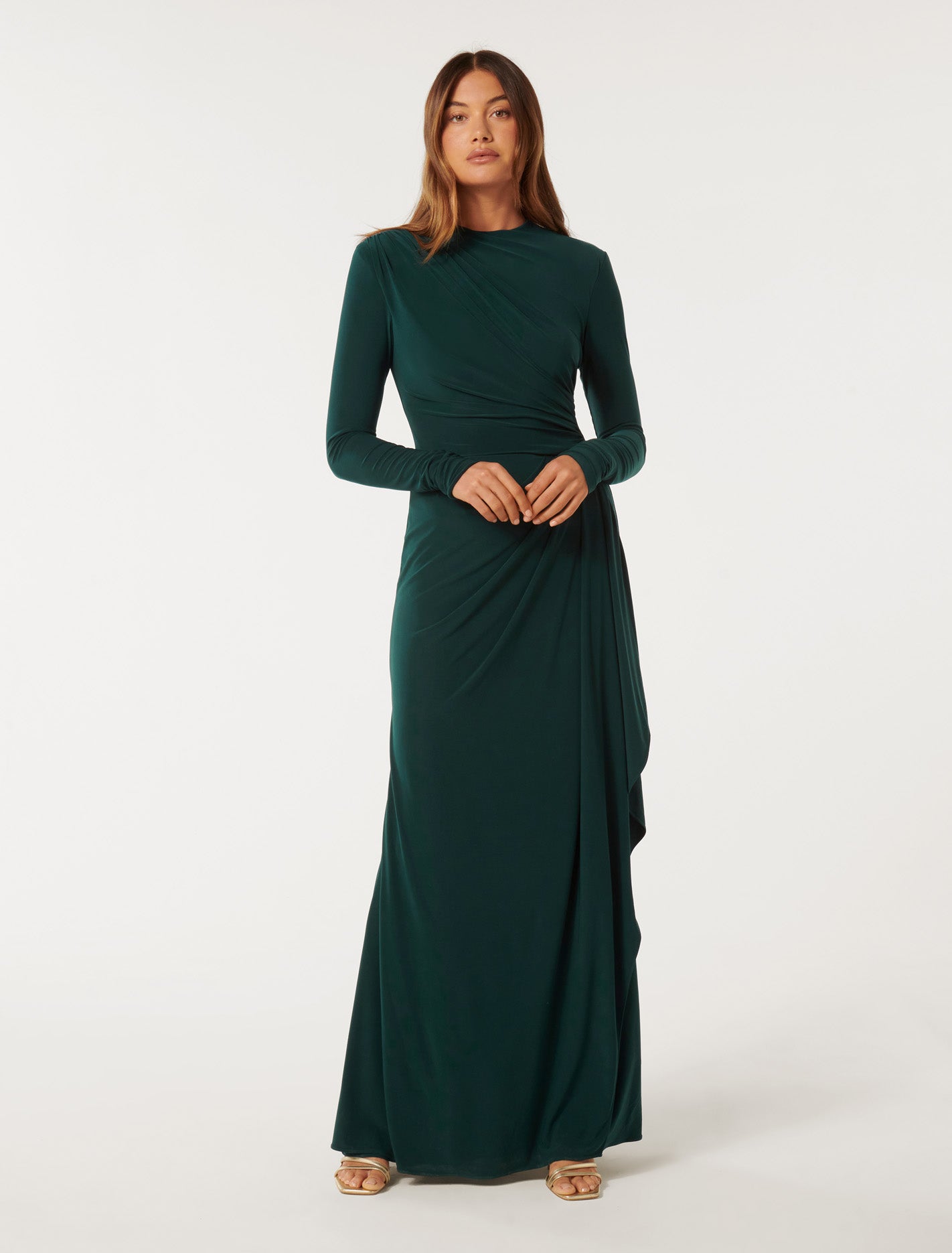 Long sleeve dress forever new hotsell