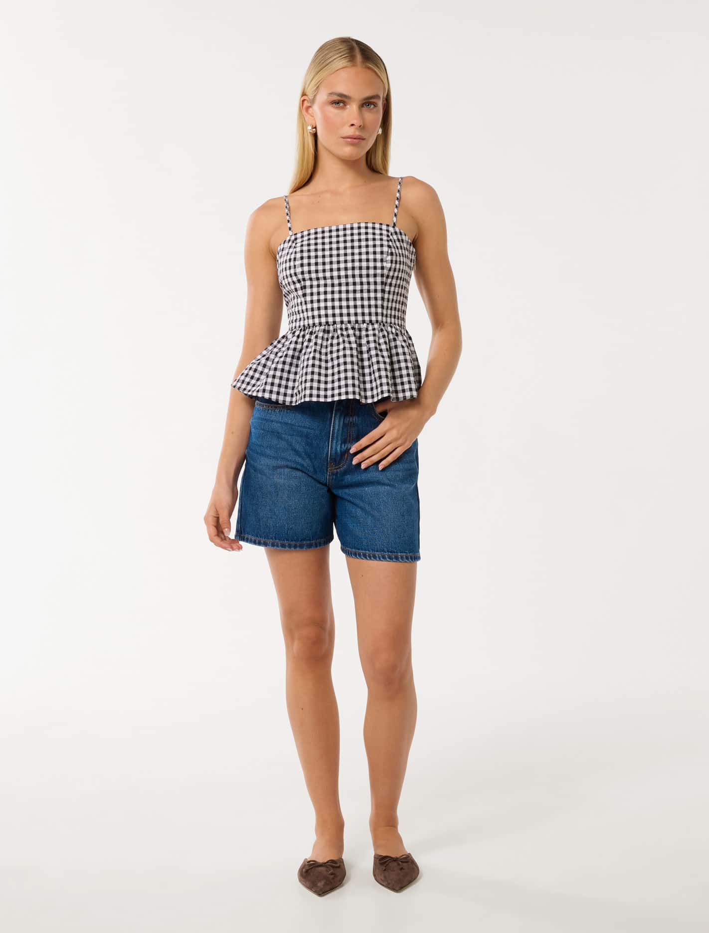 Talya High Rise Structured Shorts Forever New