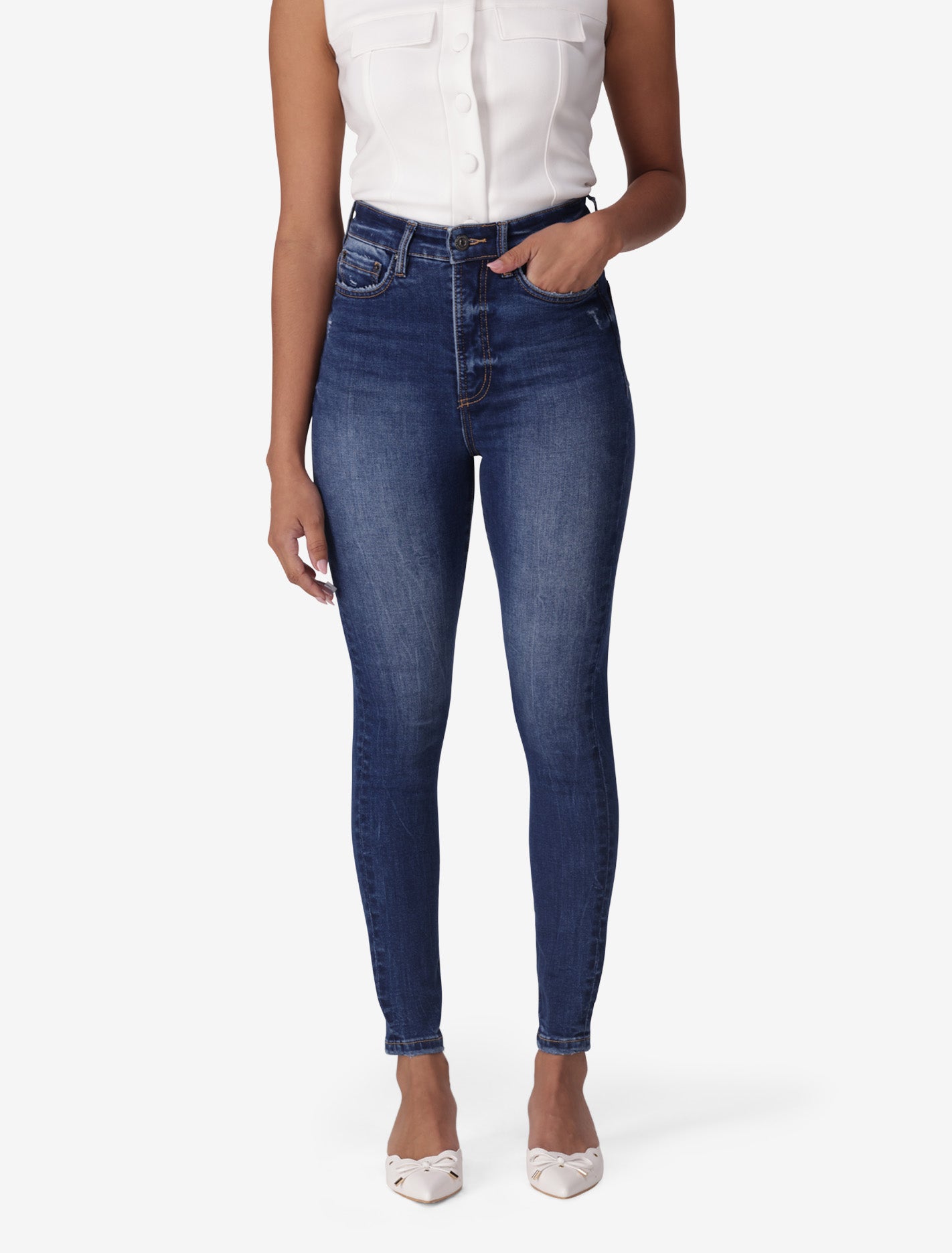 Mila High-Rise Skinny Jeans Craighall Forever New