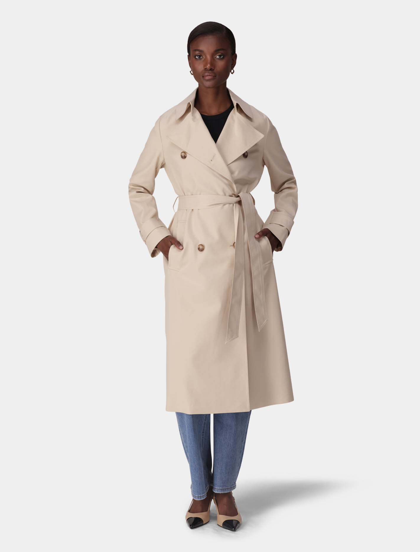 Stacey Soft Trench Coat Forever New