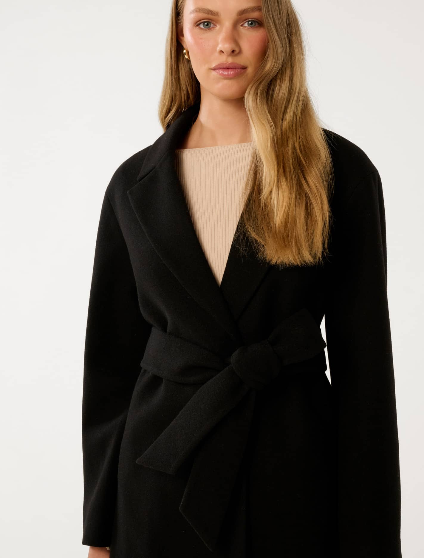 Adele Wrap Coat Forever New