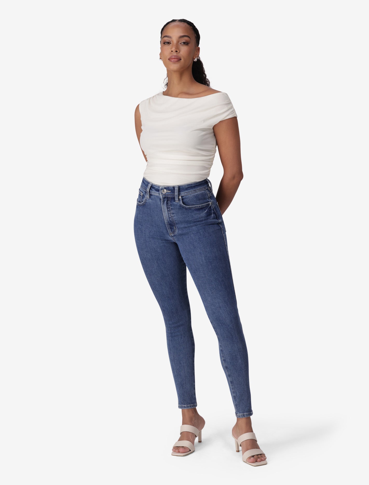 Ashley Mid-Rise Skinny Jeans Forever New