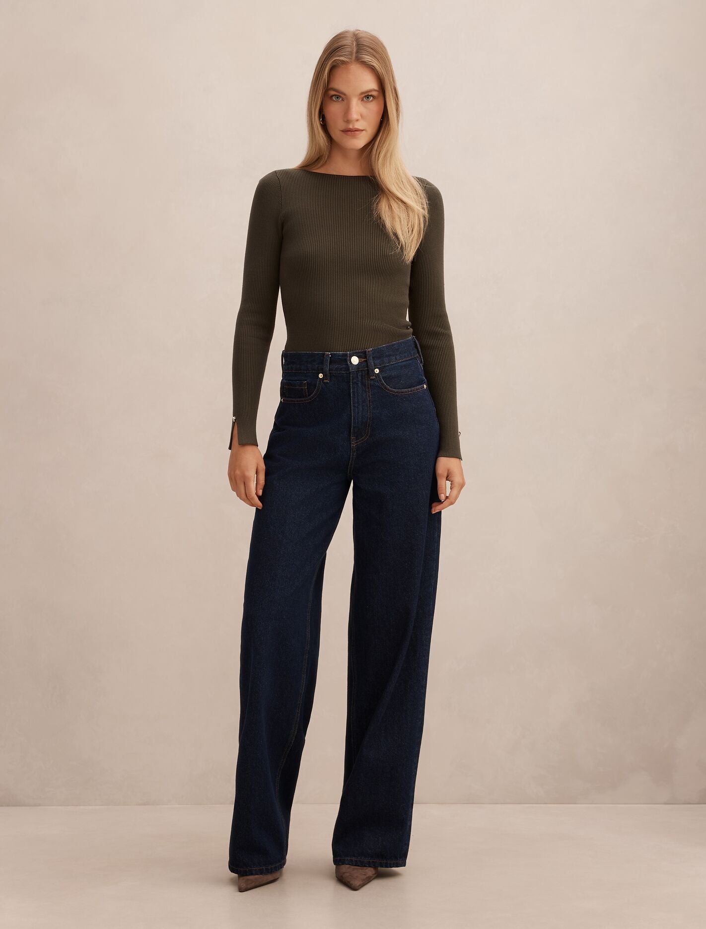 Alaia Knit Rib Top Forever New
