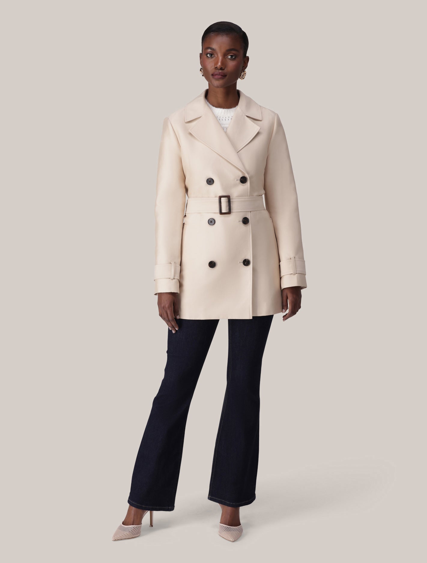 Stella Structured Trench Coat Forever New