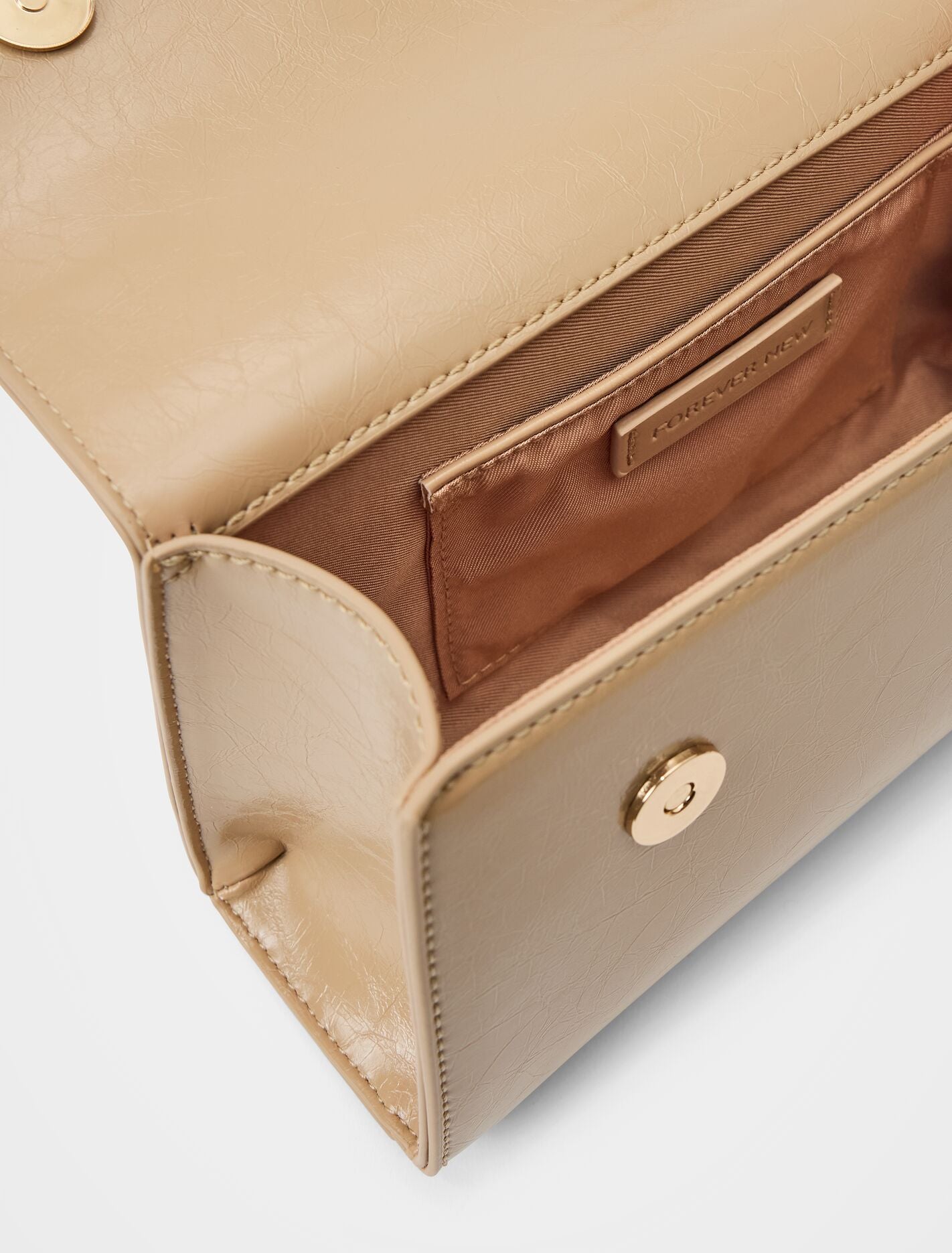 Liana Lock Detail Top Handle Bag Forever New