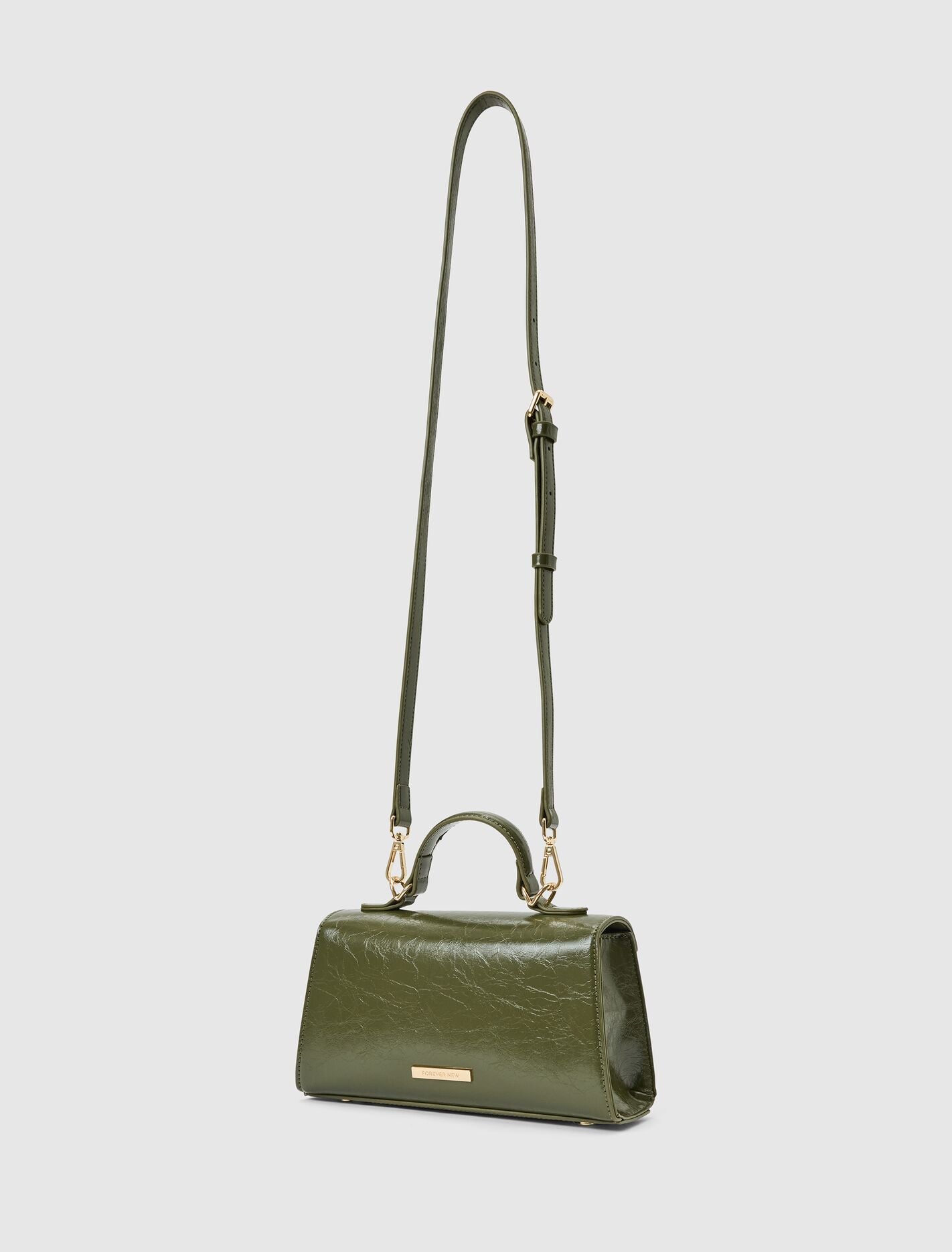 Liana Lock Detail Top Handle Bag Forever New