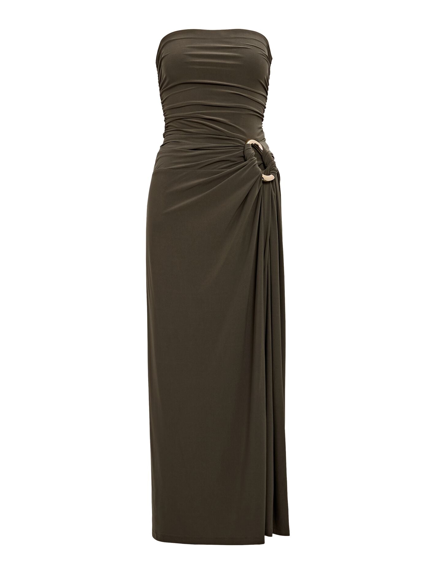 Keely Strapless Jersey Maxi Dress Forever New