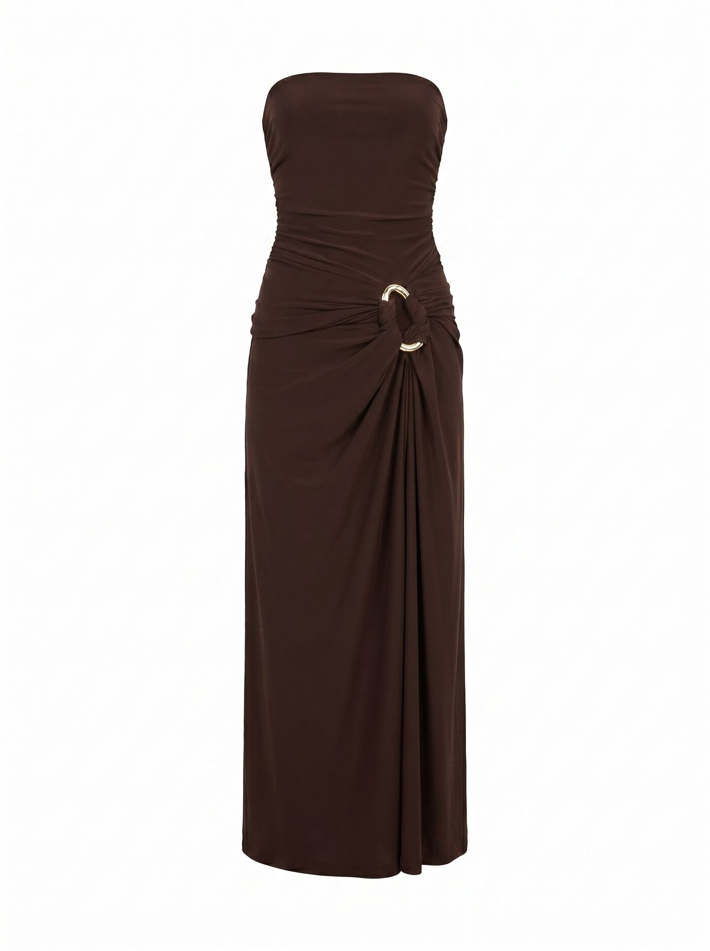 Keely Strapless Jersey Maxi Dress Forever New