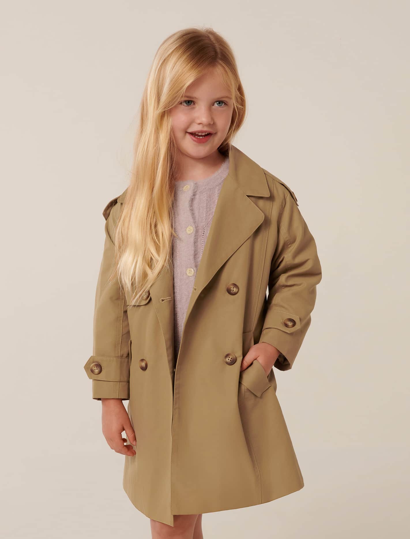 Ilaria Girls Trench Coat Forever New