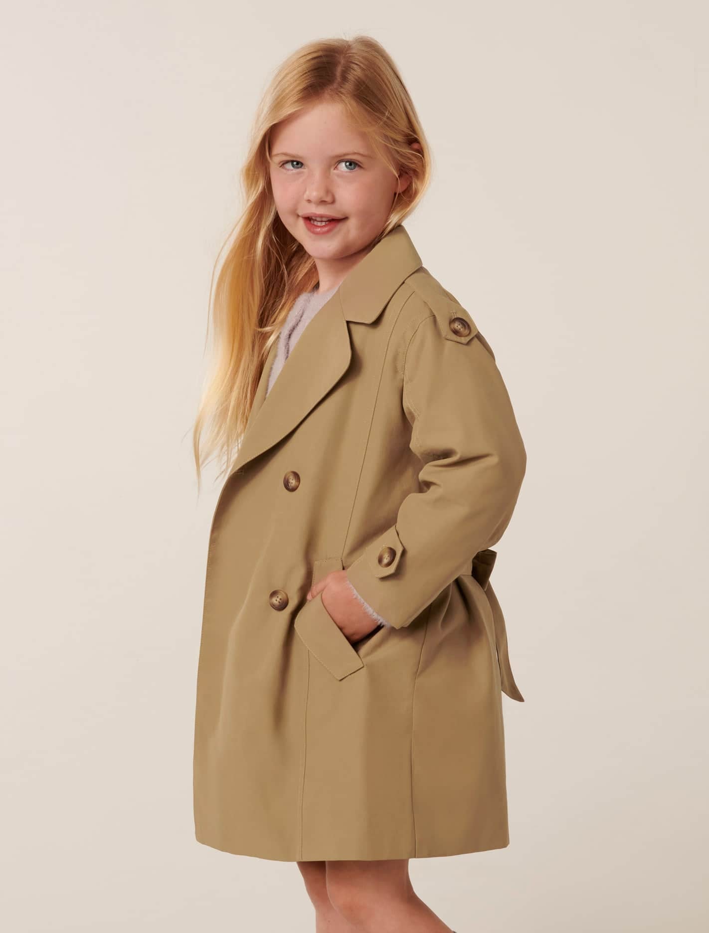 Ilaria Girls Trench Coat Forever New