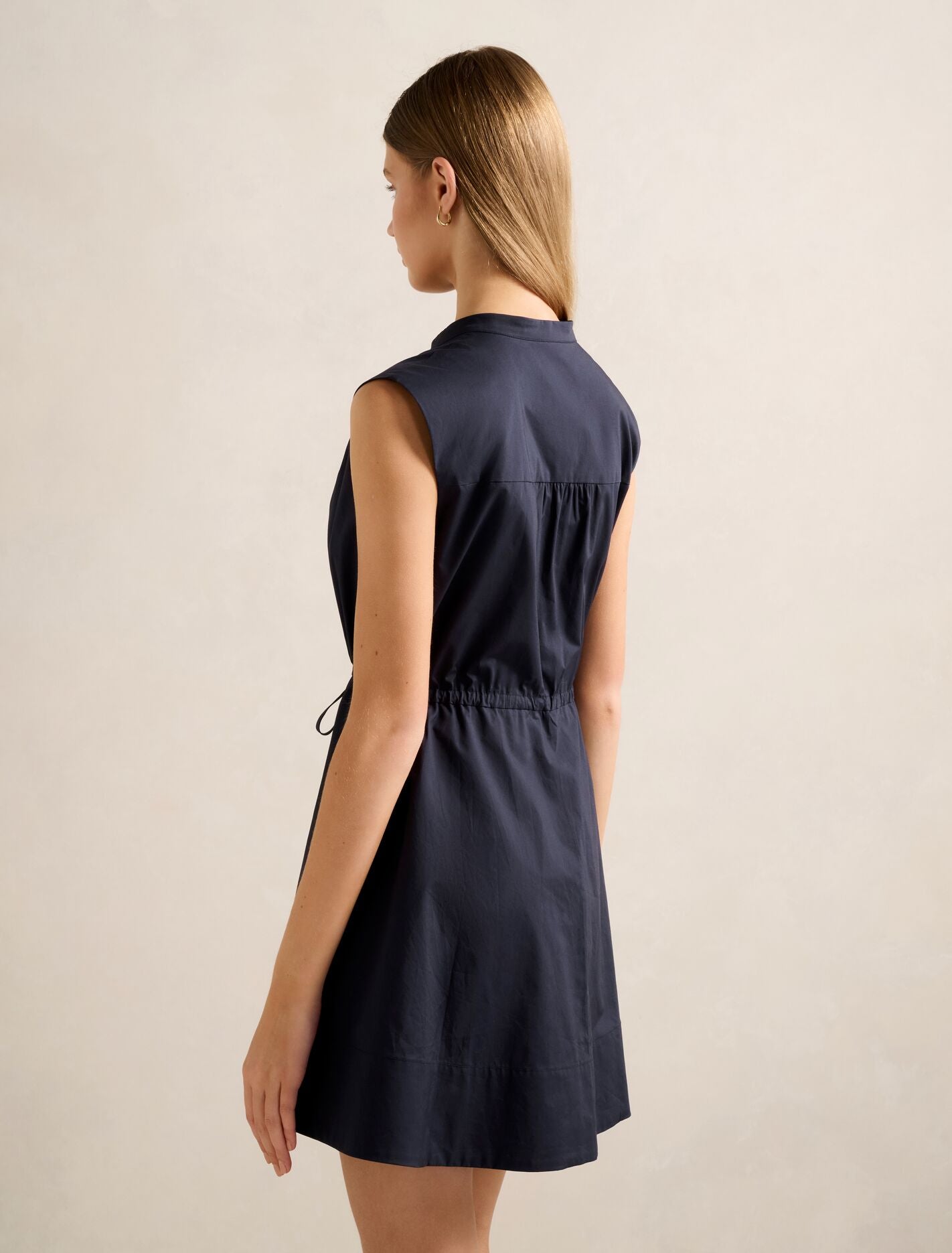 Alyssa Drawcord Smock Mini Dress Forever New