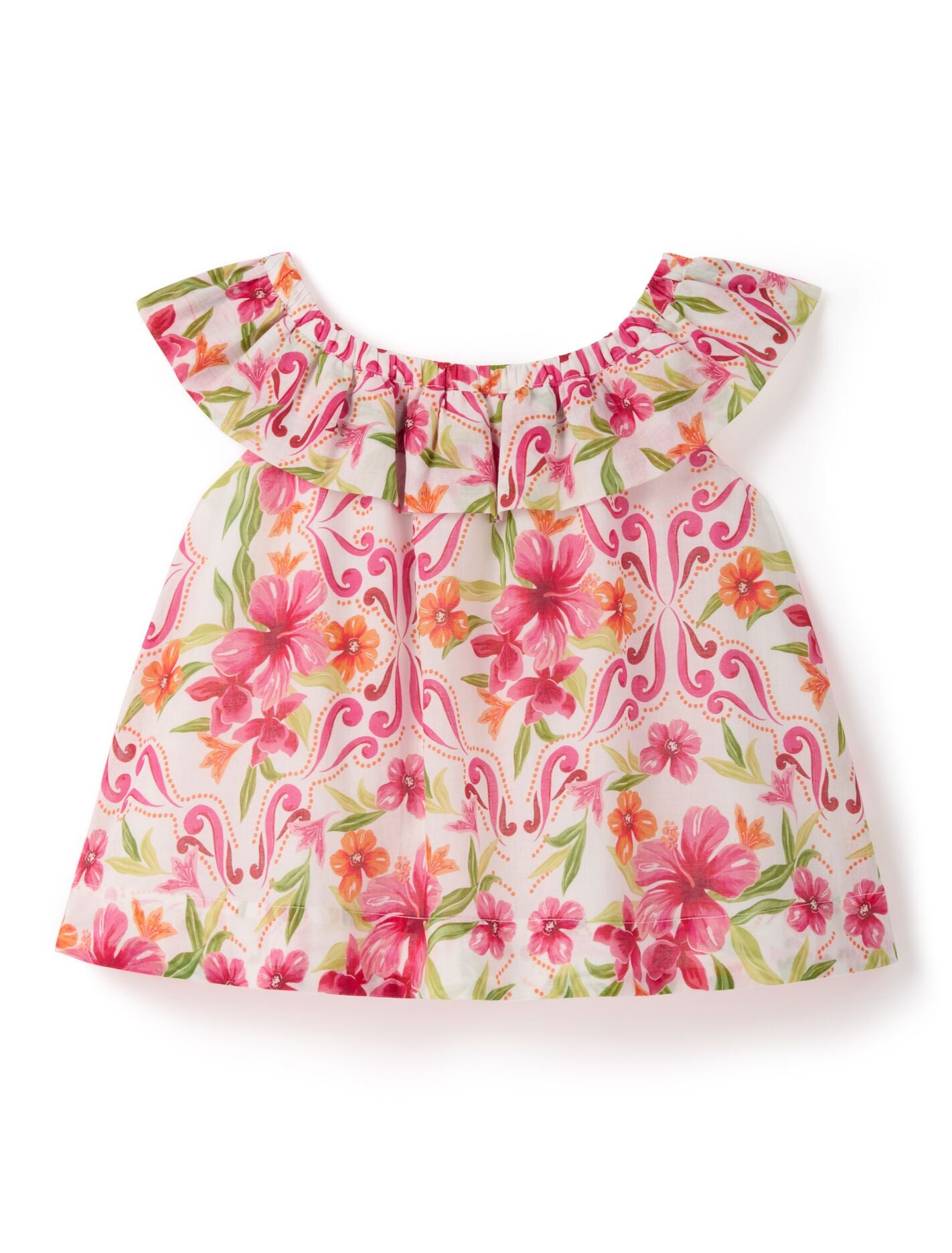 Pia Girls Ruffled Babydoll Top Forever New