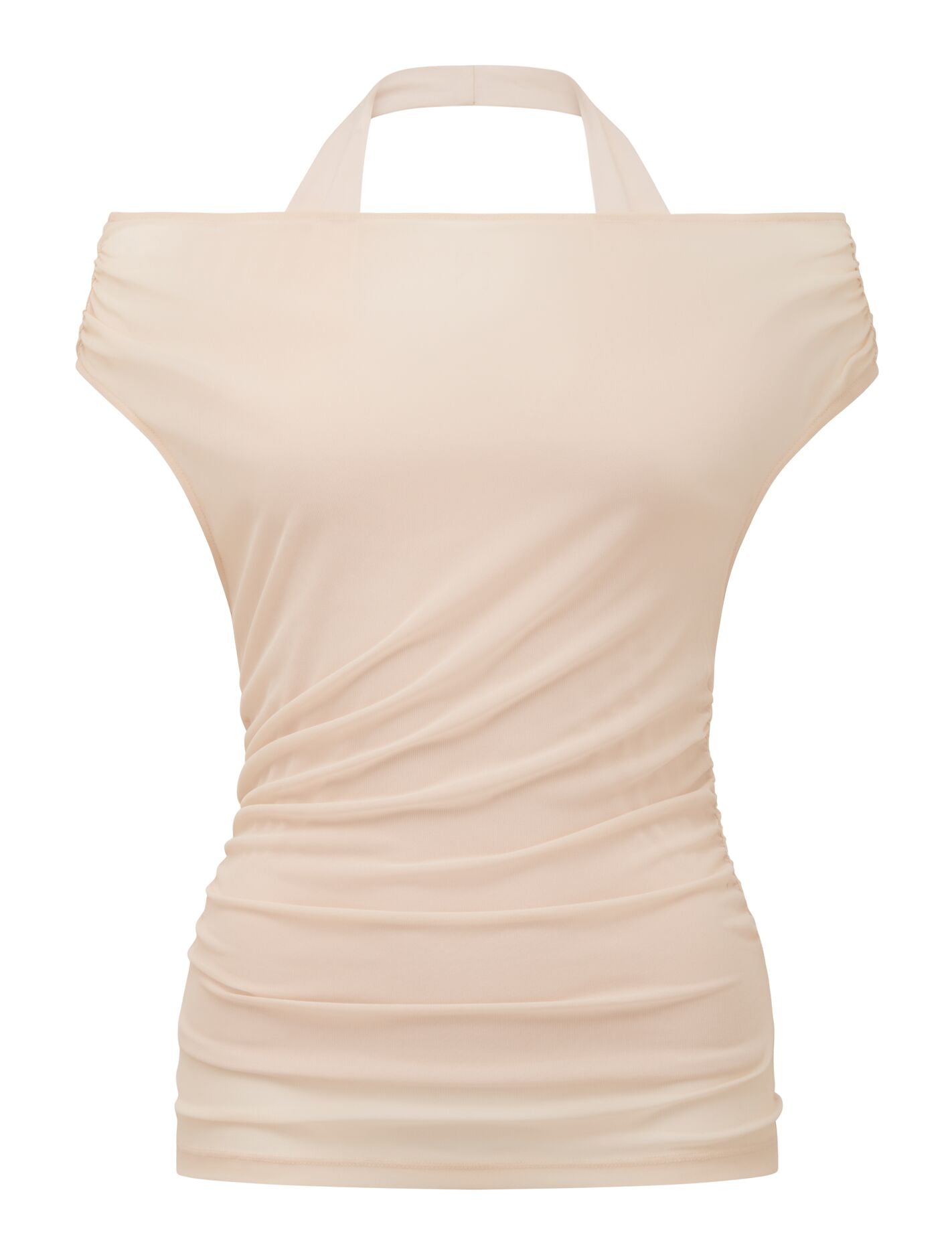 Aria Tipped Mesh Halter Top Forever New