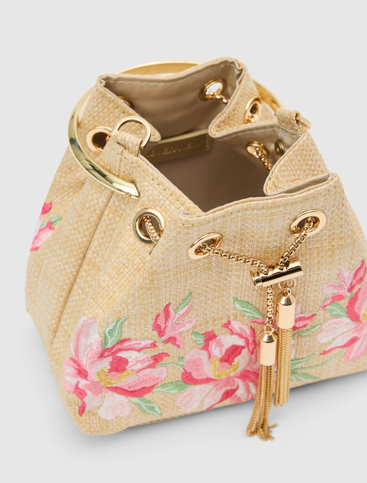 Tallulah Flower Metal Handle Clutch Forever New