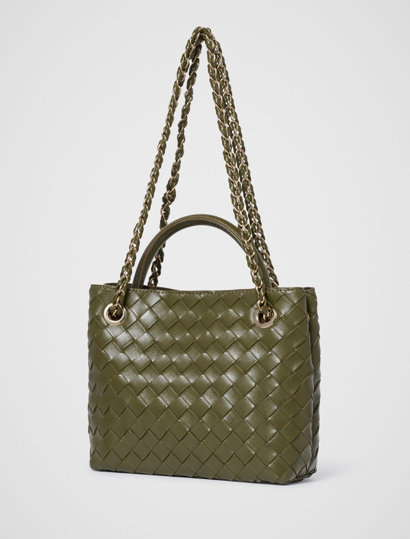 Lillian Weave Small Tote Bag Forever New
