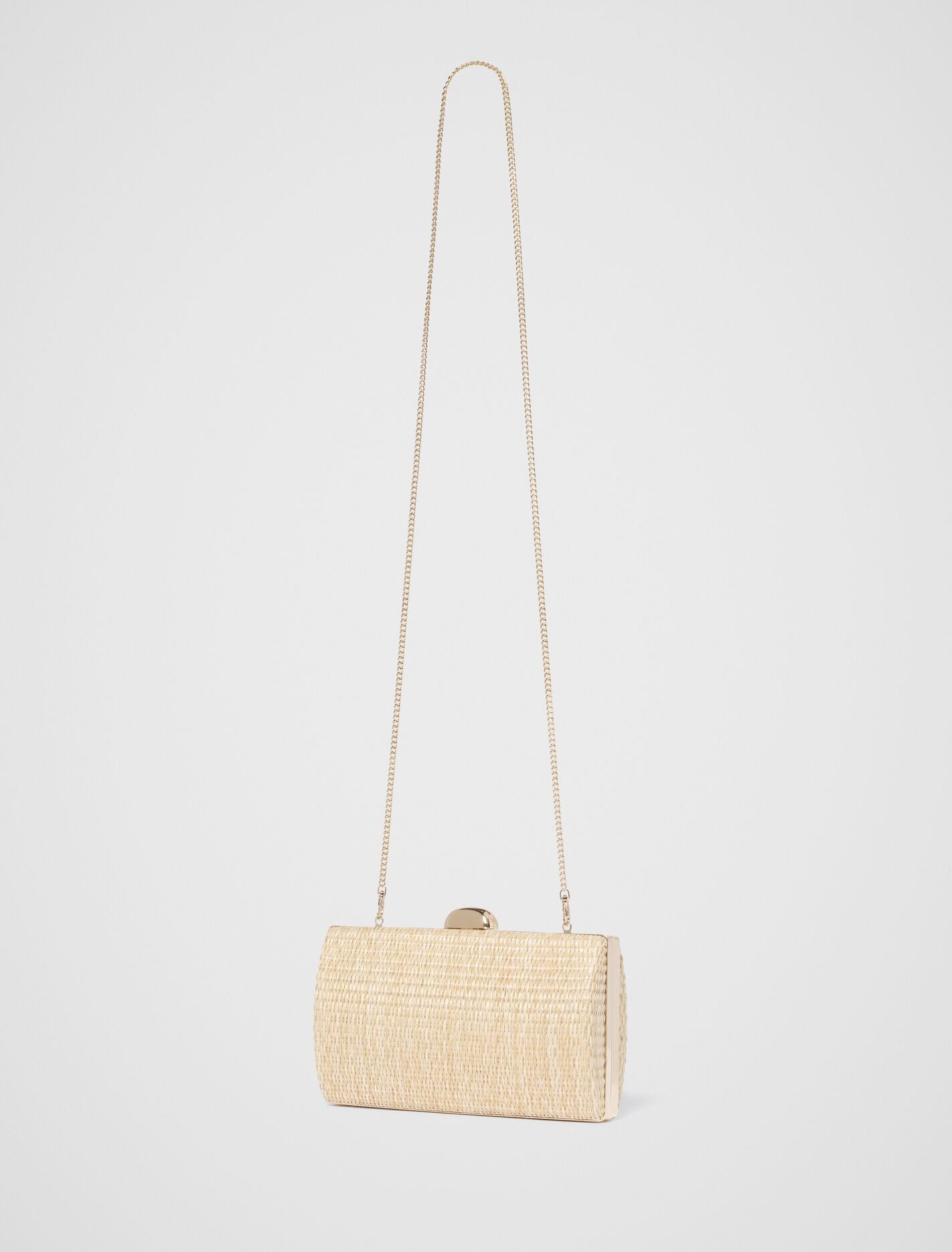 Helena Weave Hardcase Clutch Forever New