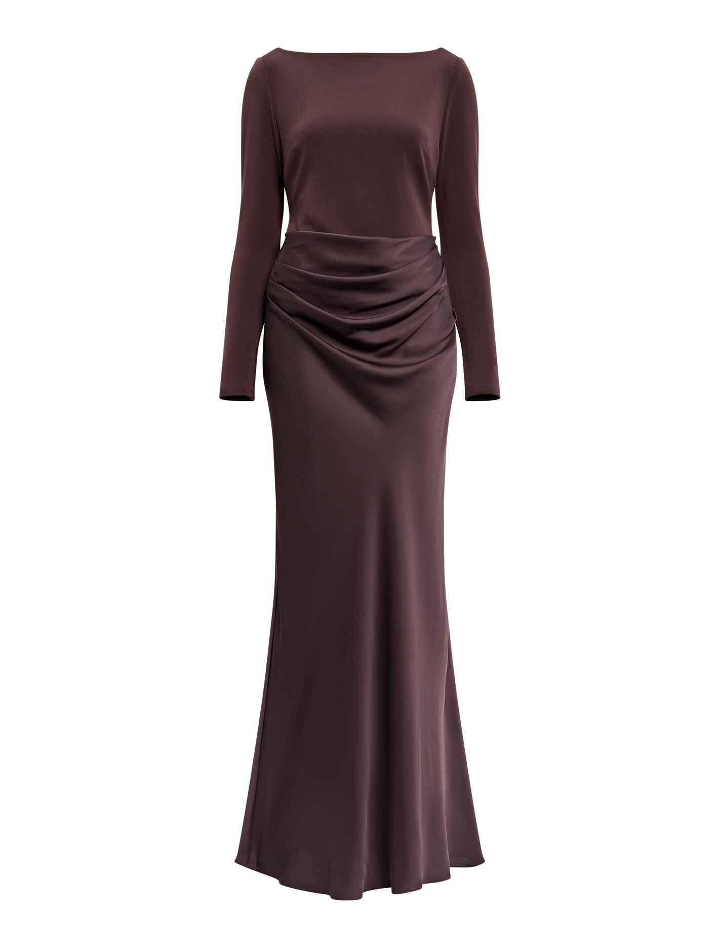 Briella Boat Neck Drape Maxi Dress Forever New