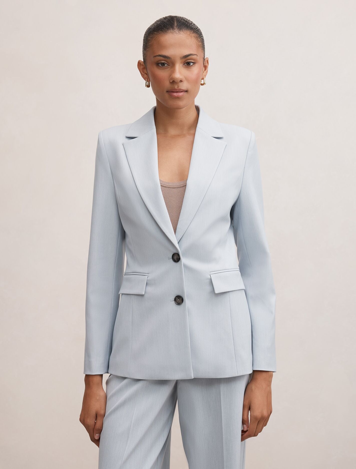 Cecilia Nipped Waist Blazer Clearwater Suit Forever New
