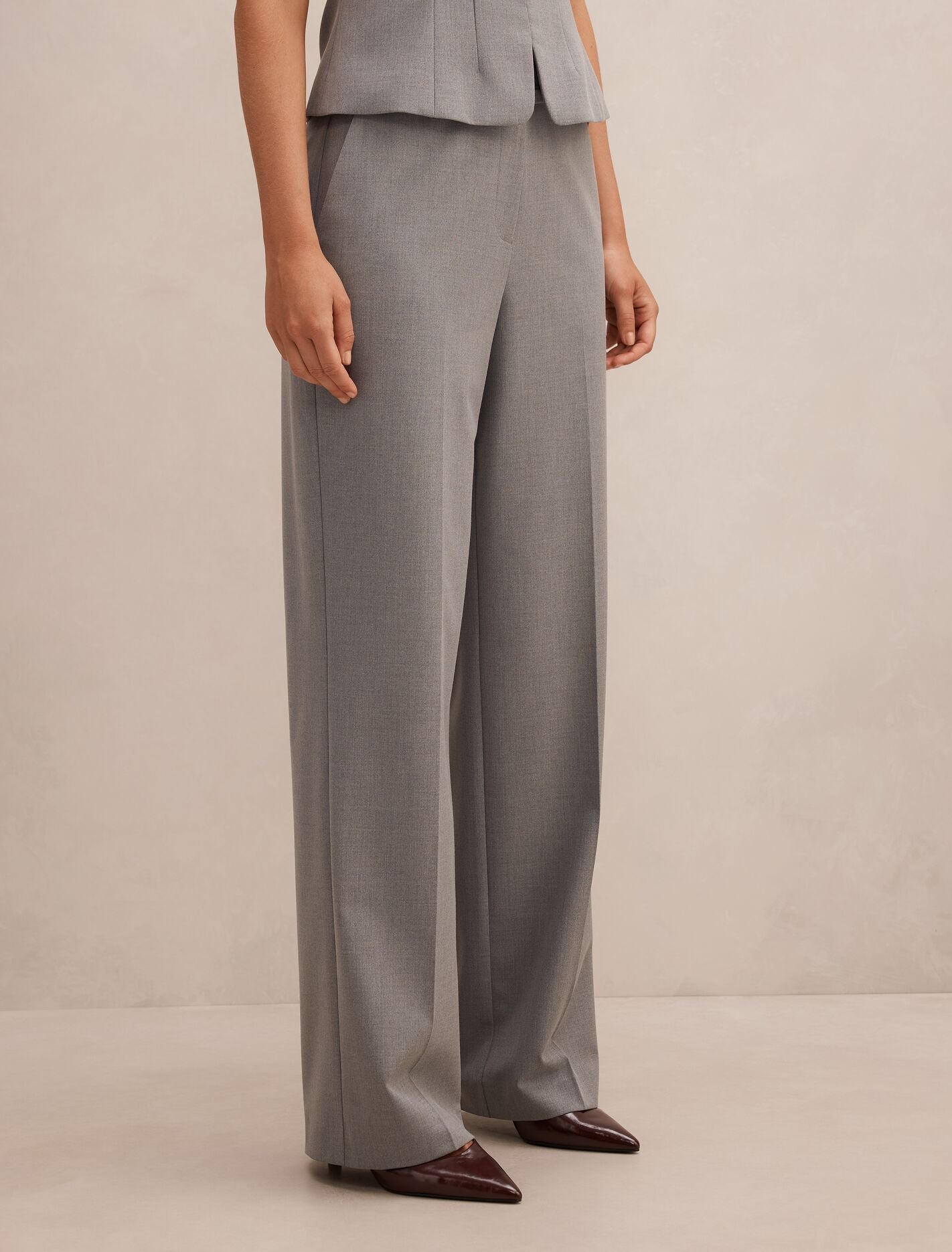 Kyla Belted Straight Leg Pants Forever New