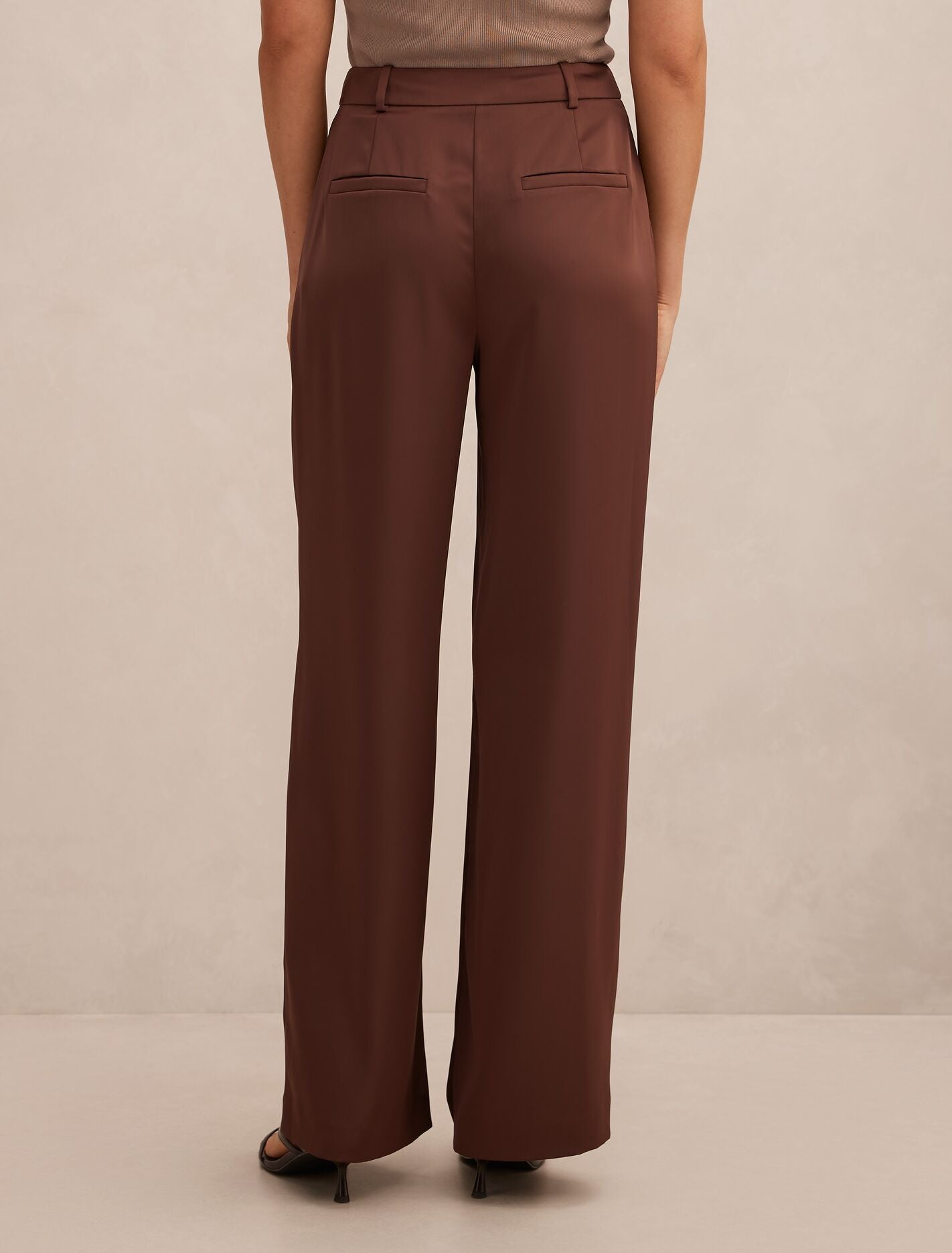 Solana Satin Wide Leg Pants Forever New