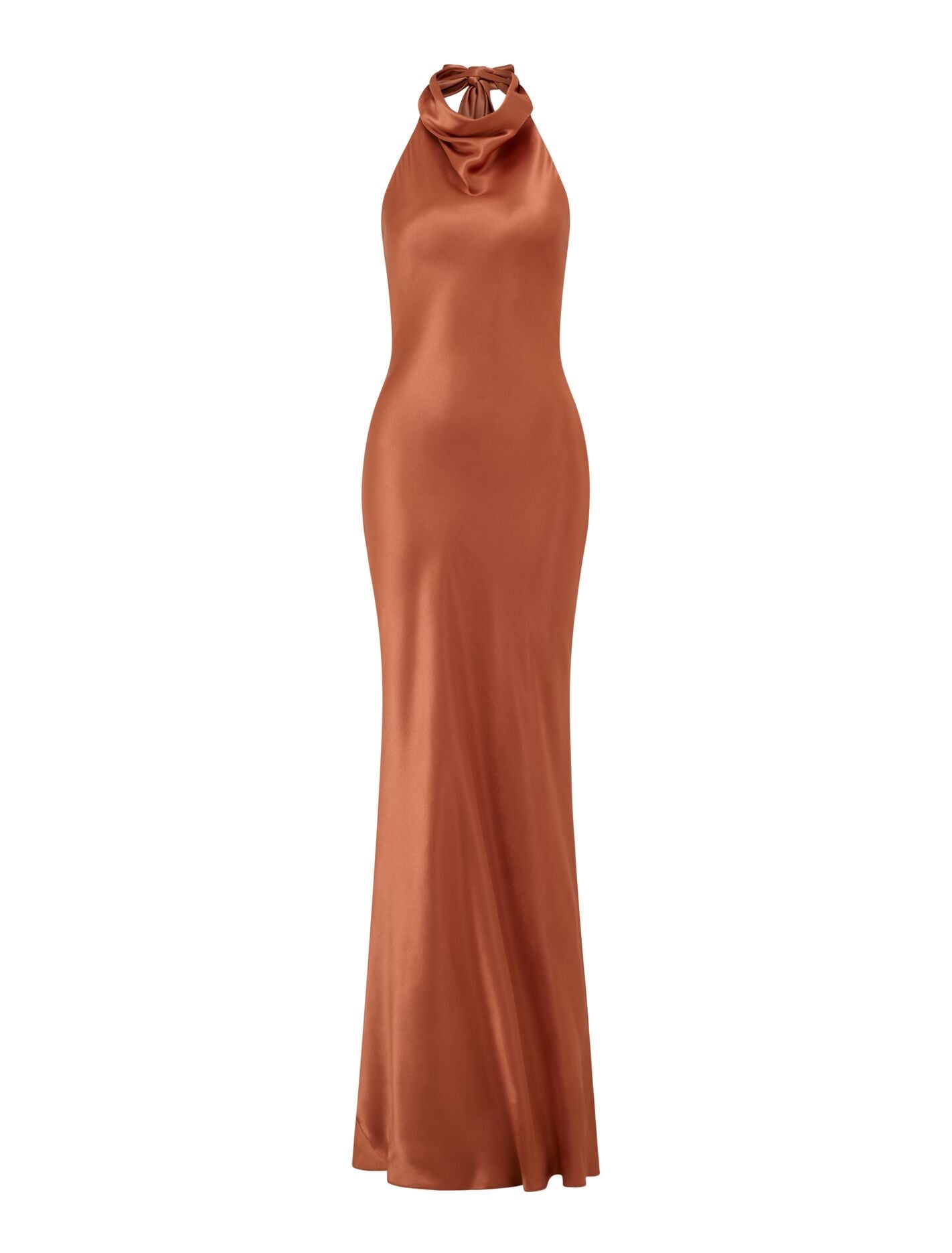 Clementine High Neck Satin Maxi Dress Forever New