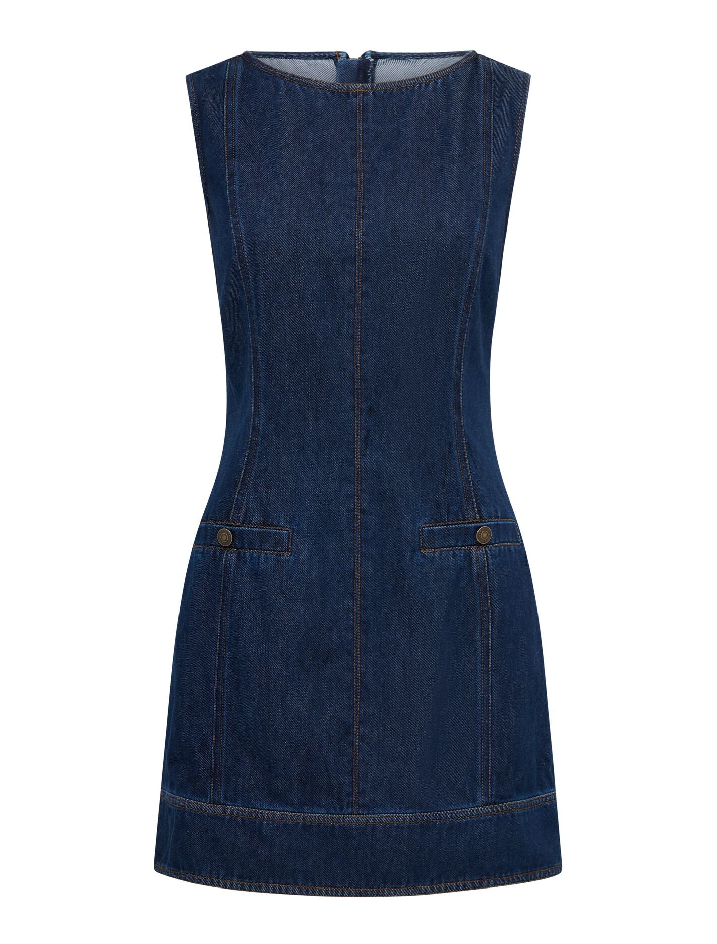 Spencer Denim Mini Dress Forever New