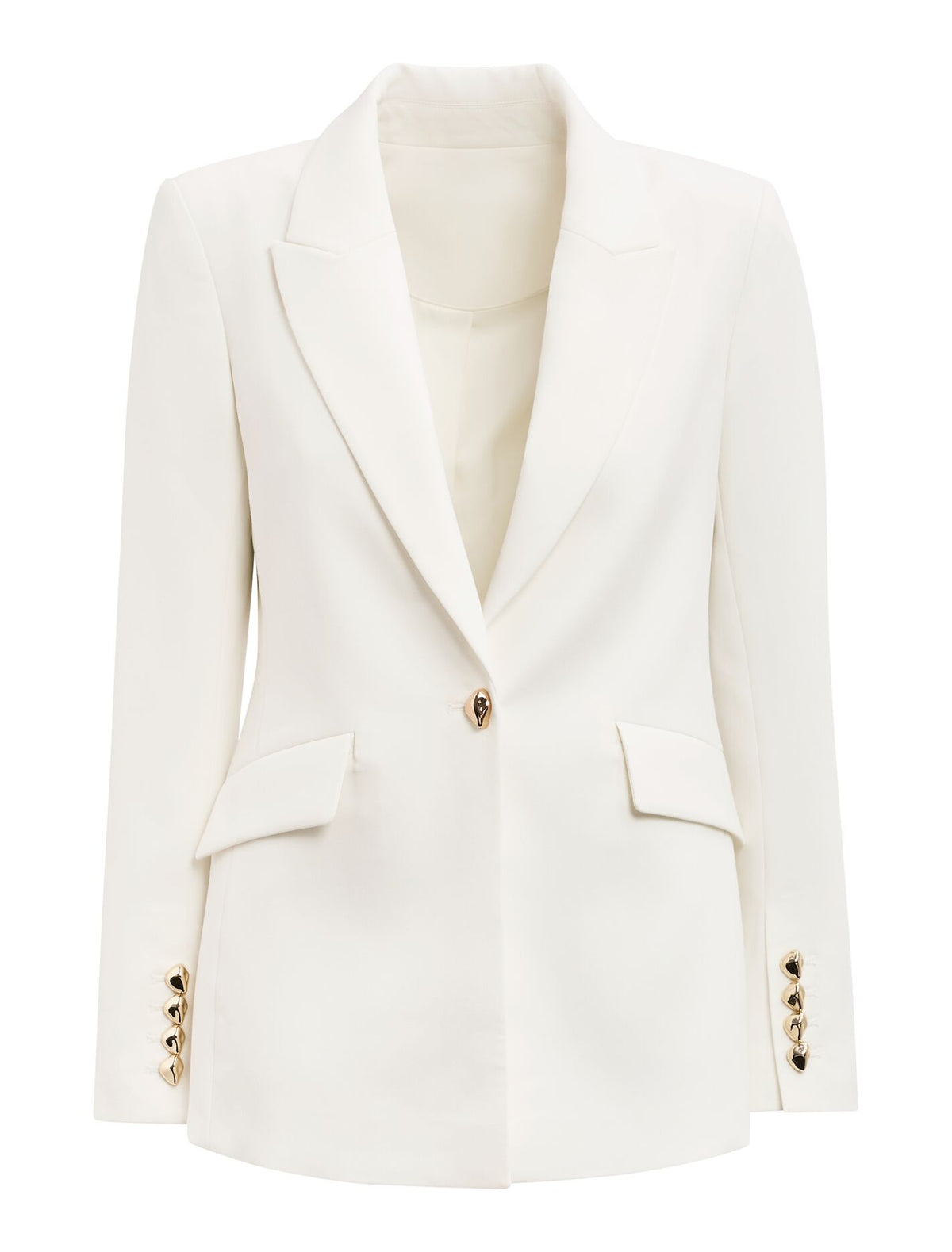 Trixie Gold Button Blazer Forever New
