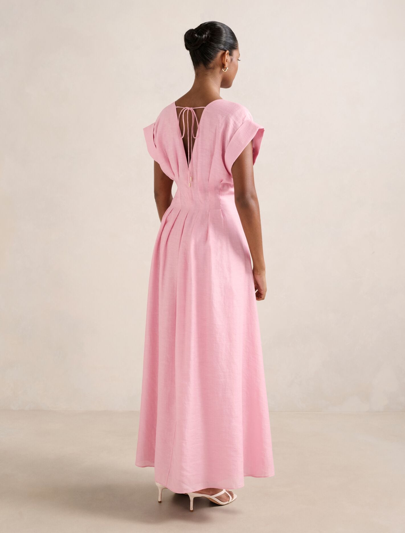 Alessandra Petite Tucked Midi Dress