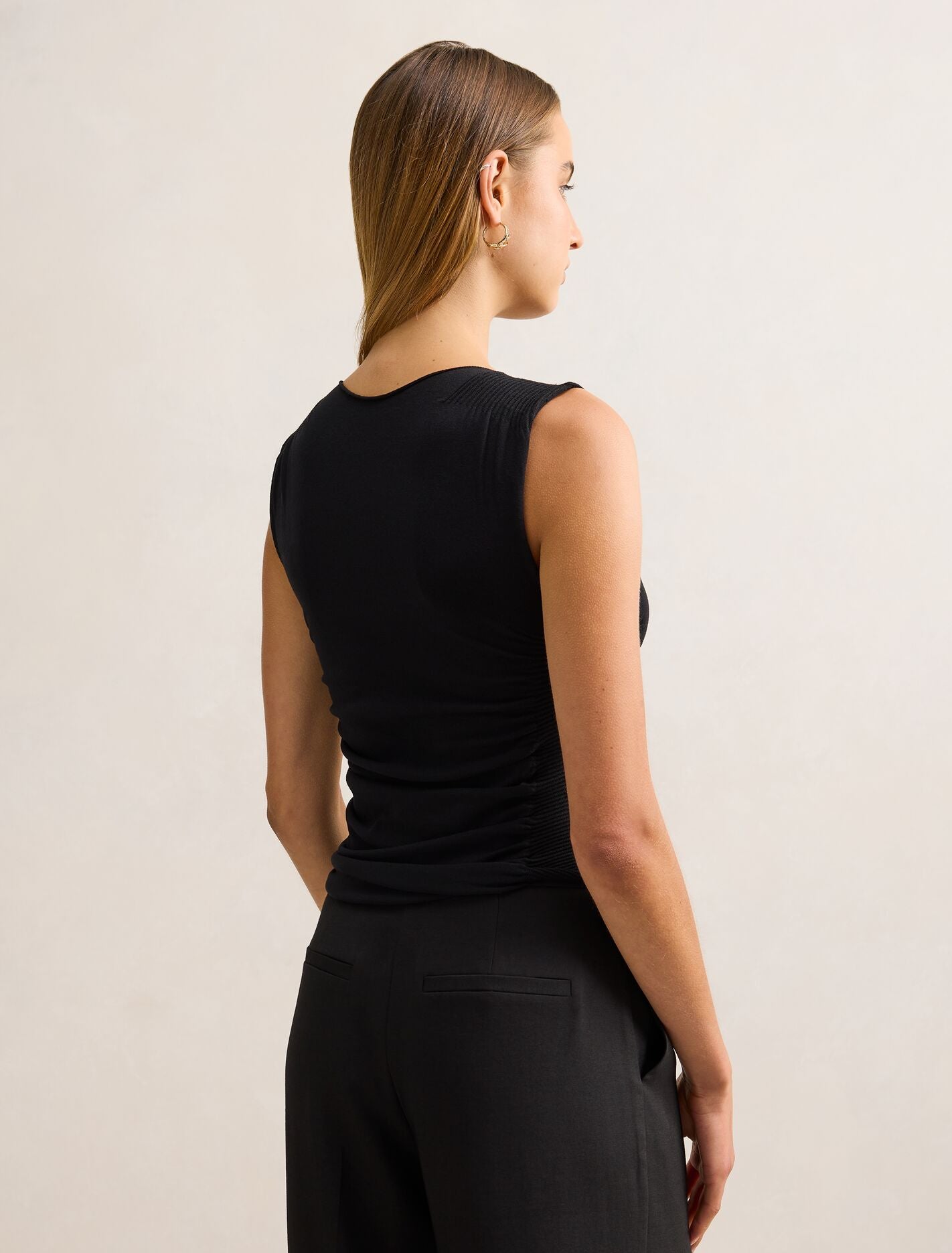 Karlie Rib Detail Knit Top Forever New