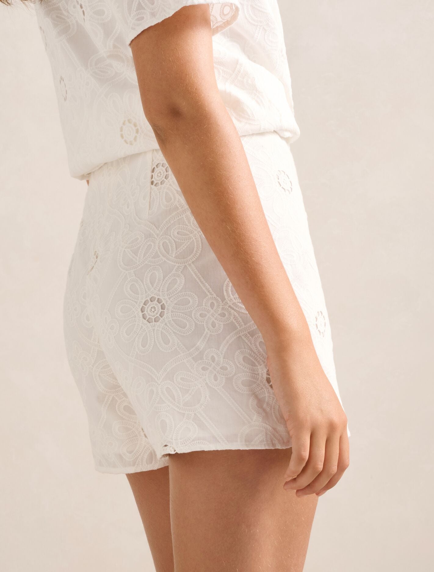 Bridie Embroidery Shorts