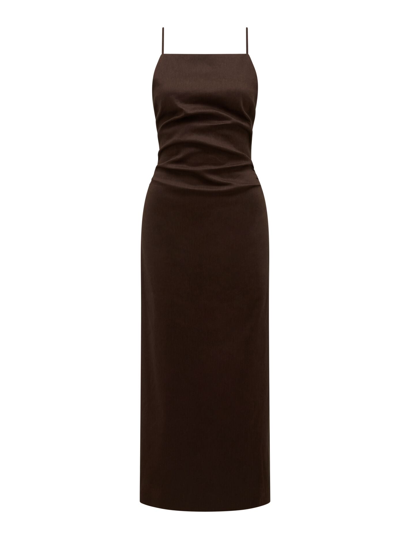 Stella Stretch Linen Midi Dress Forever New