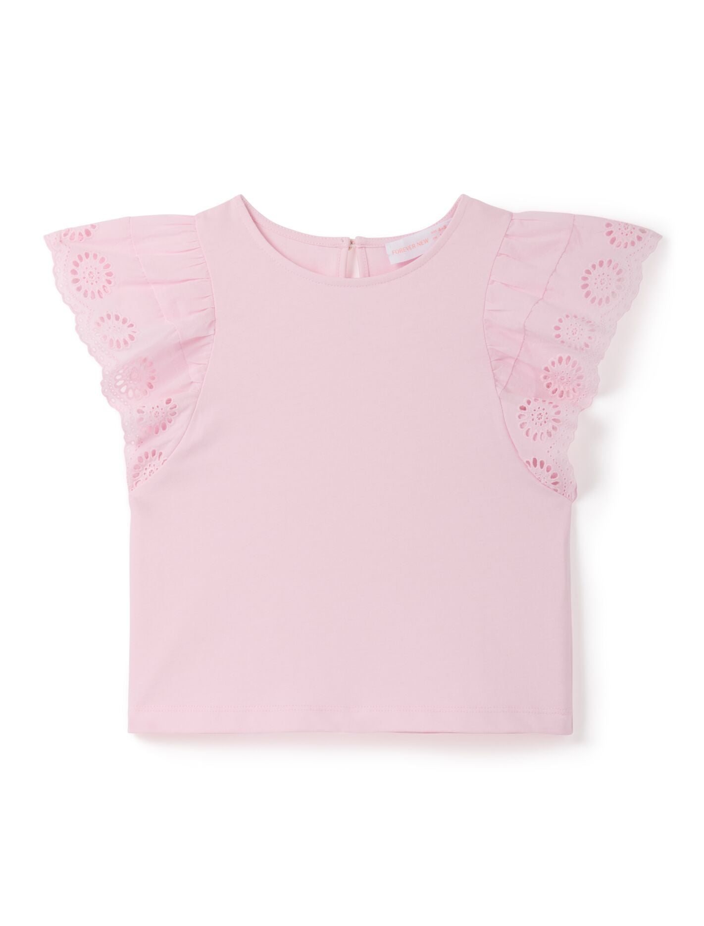 Aurora Flutter Sleeve Girls T-Shirt Candy Hearts Forever New