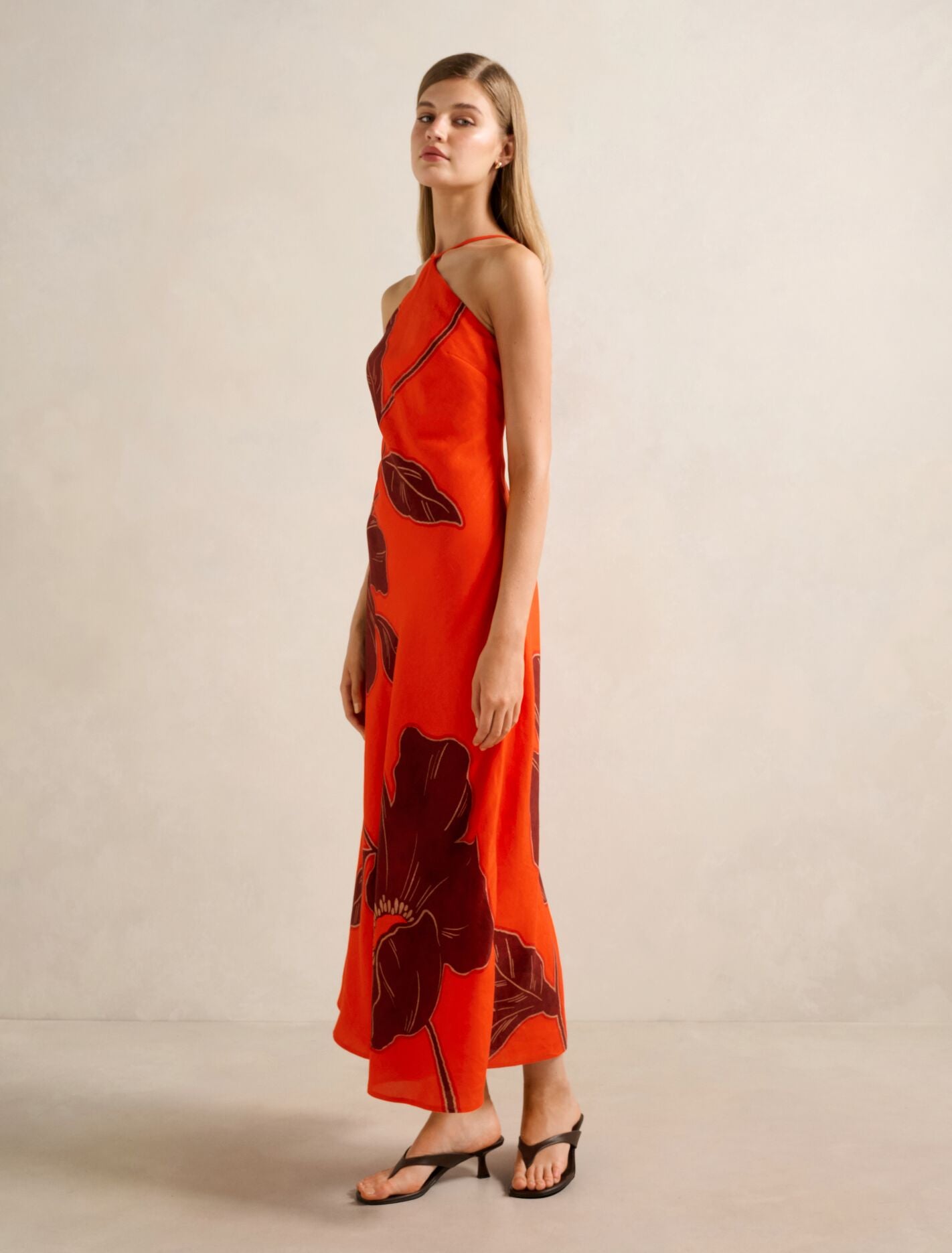 Nova Arrow Neck Maxi Dress Forever New