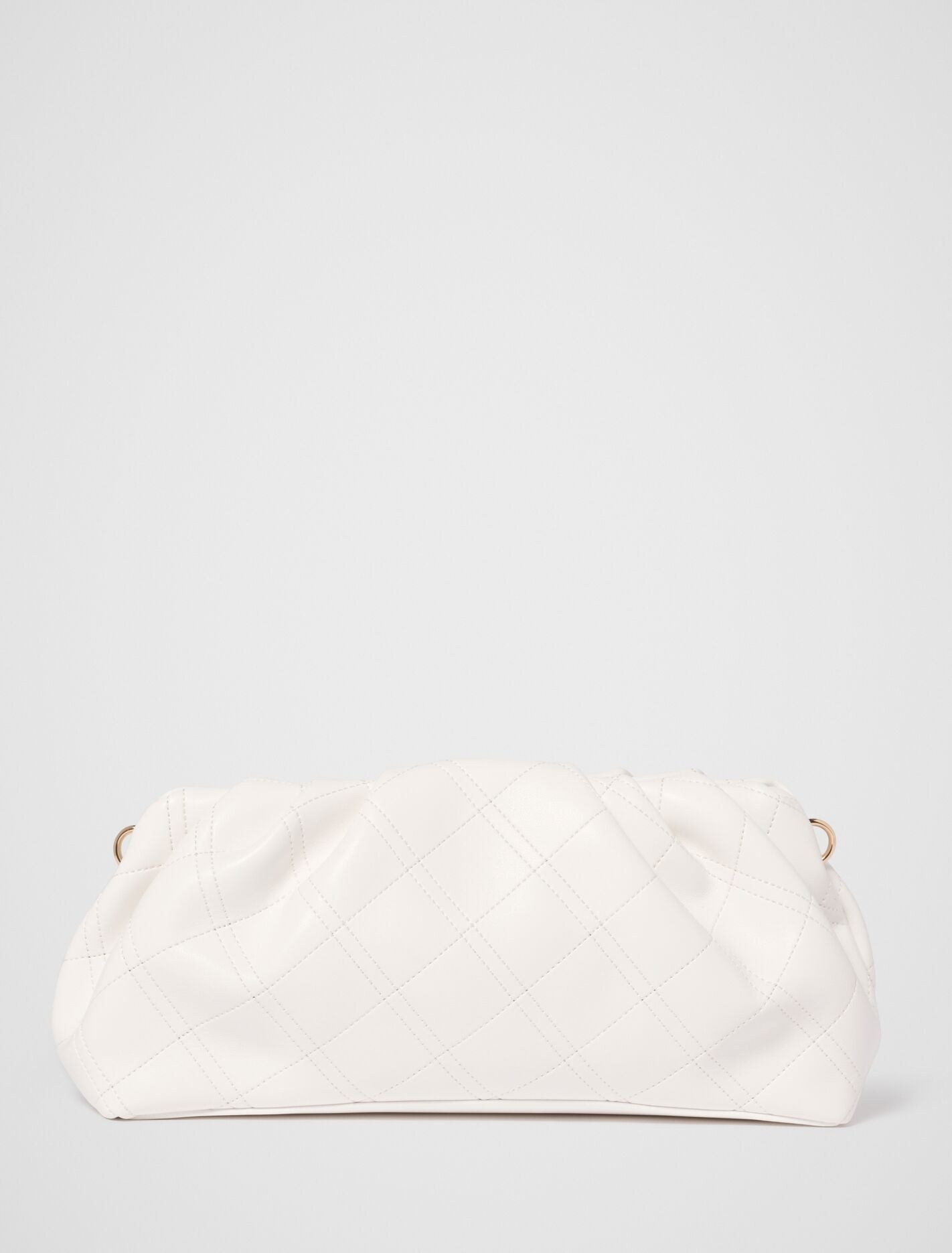 Saskia Soft Quilt Clutch 0 White Forever New
