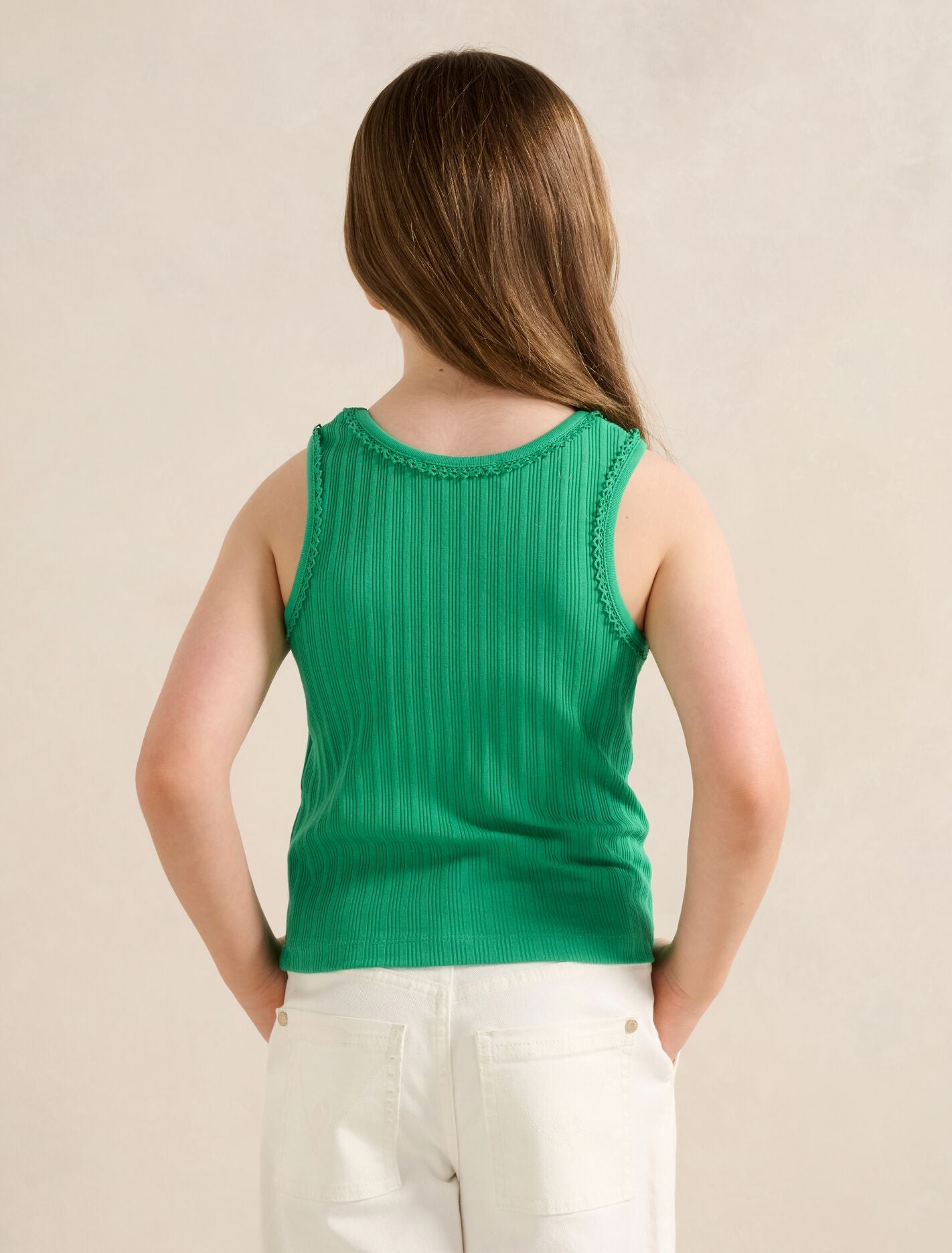 Tessa Girls Rib Tank Top Forever New