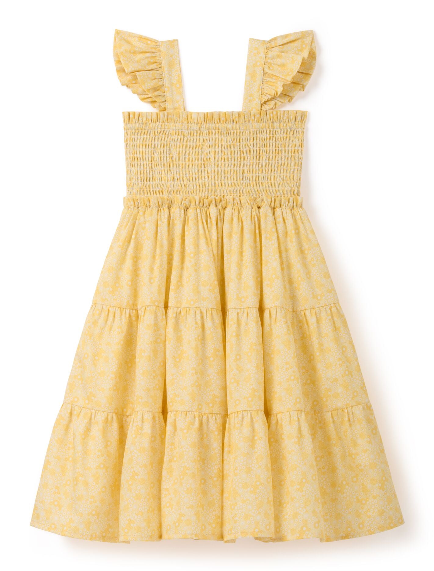 Amelia Girls Shirred Midi Dress Forever New