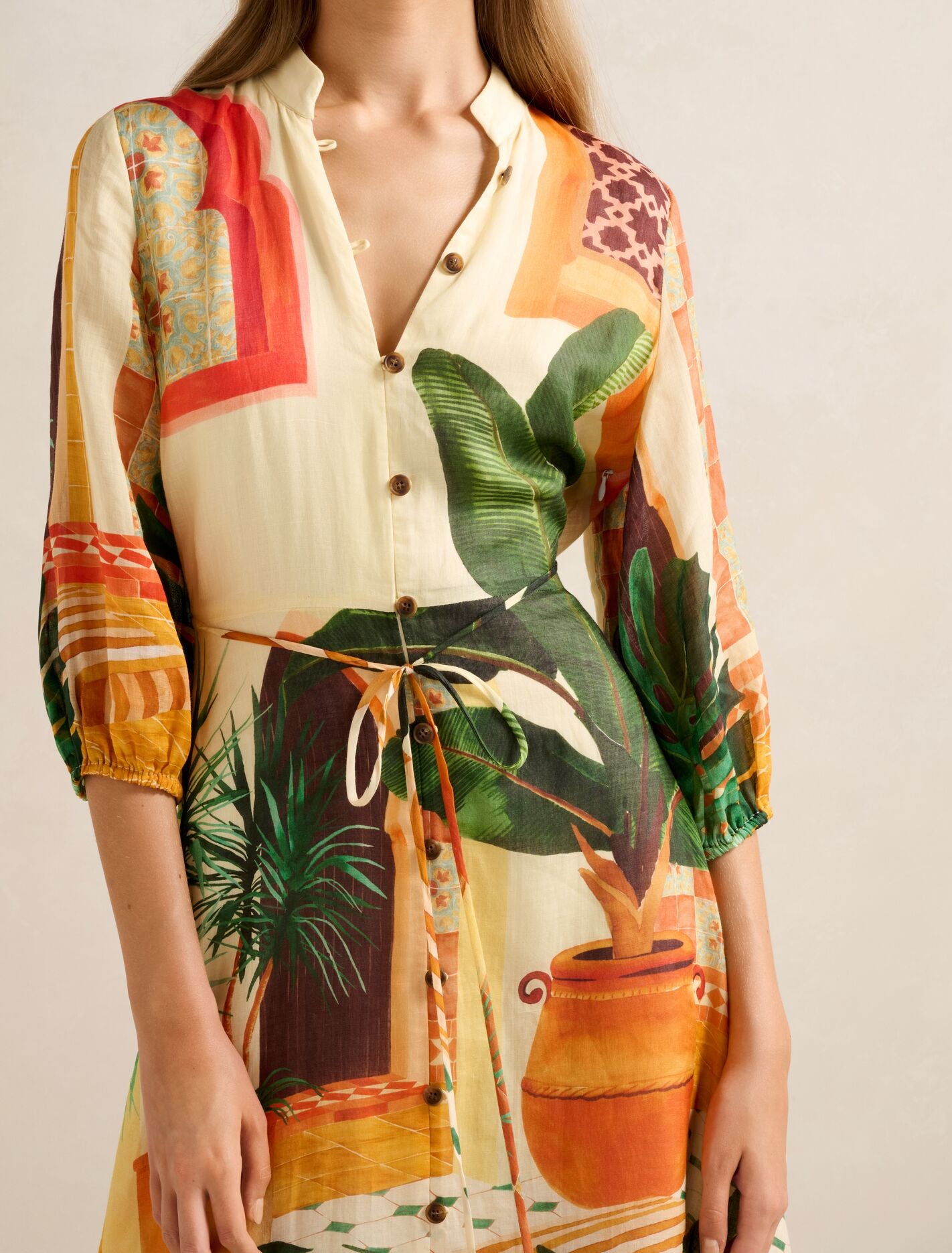 Arabella Printed Midi Dress Forever New