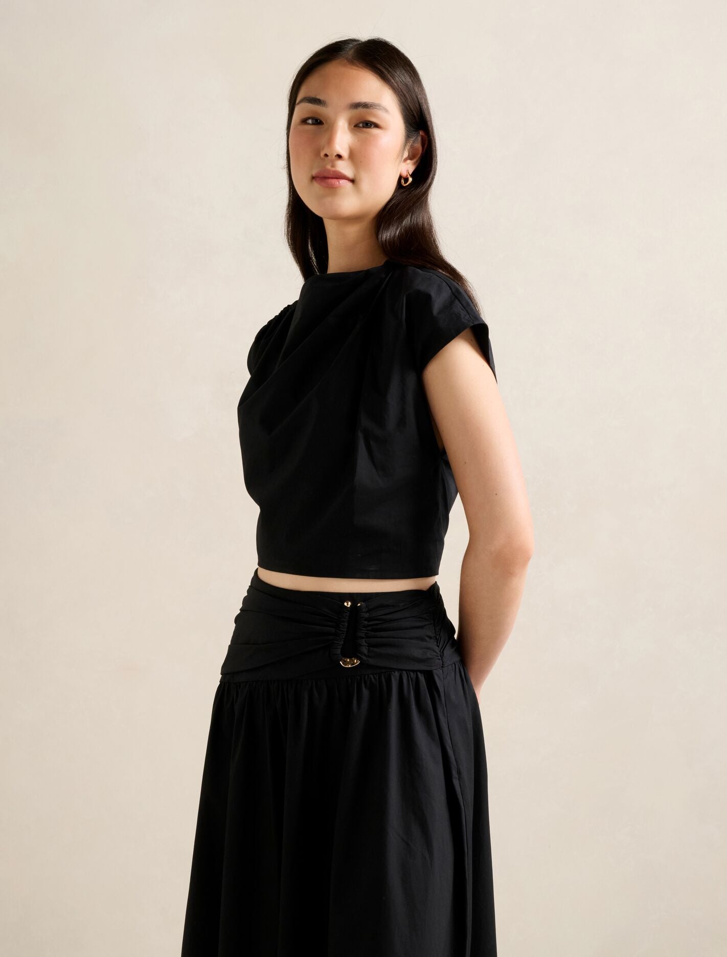 Dottie Draped Hardware Top Forever New