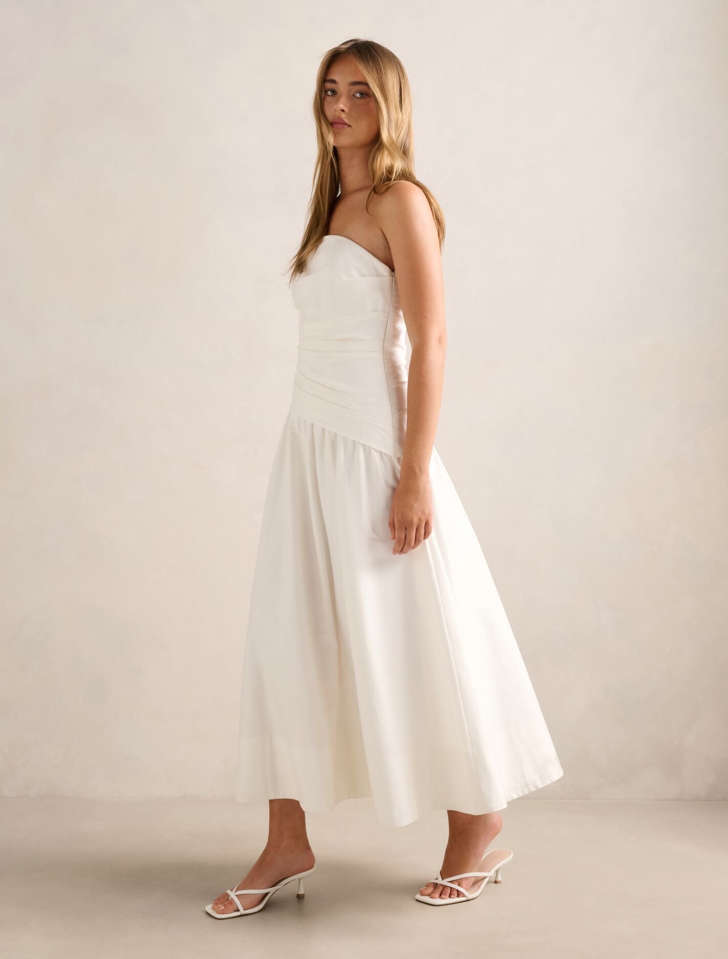 Ashton Ruched Midi Dress Forever New