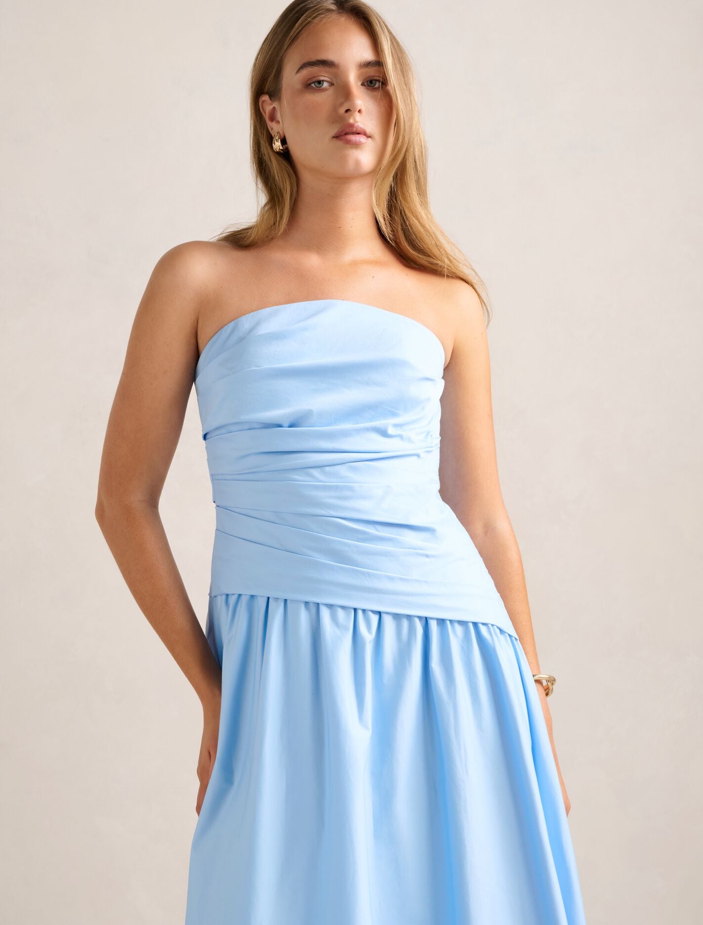 Ashton Ruched Midi Dress Forever New