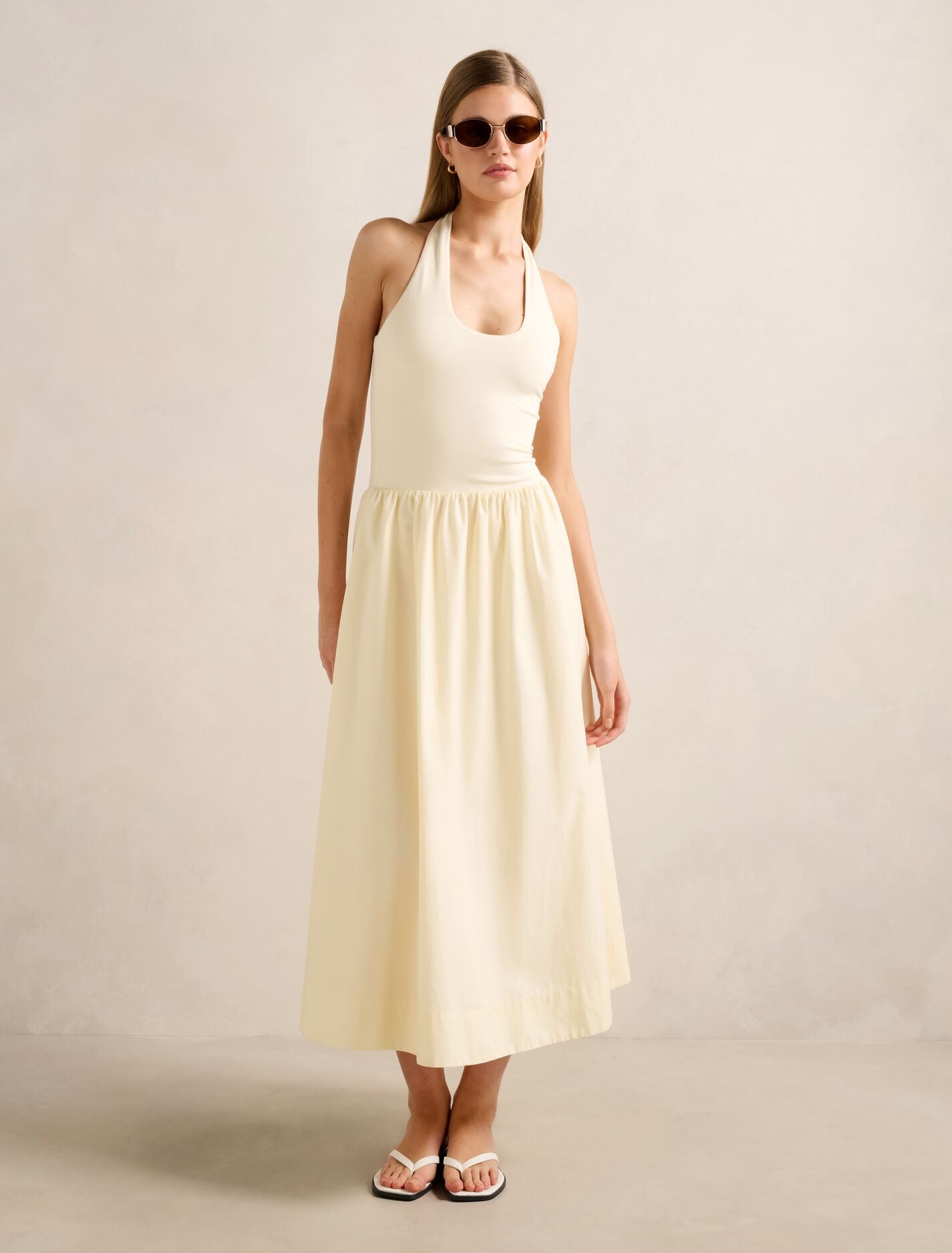 Margot 2 In 1 Halter Midi Dress