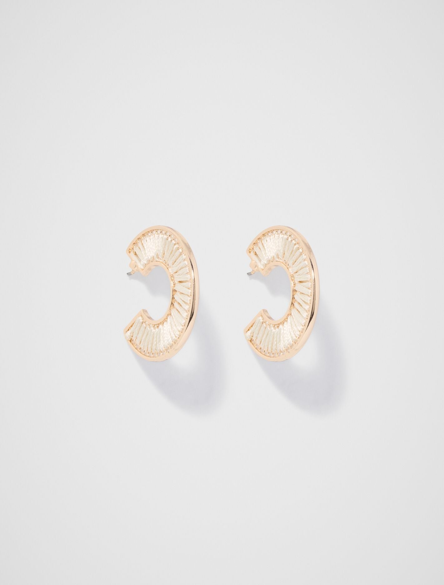 Julia Weave Hoop Earrings