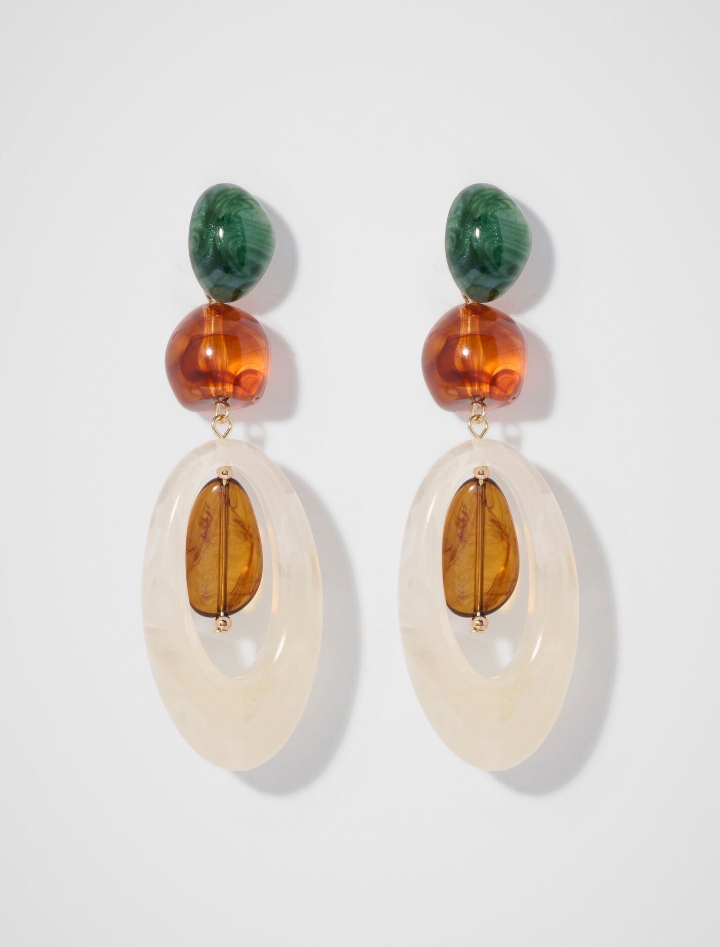 Signature Harper Multi Stone Drop Earrings 0 Multi Forever New