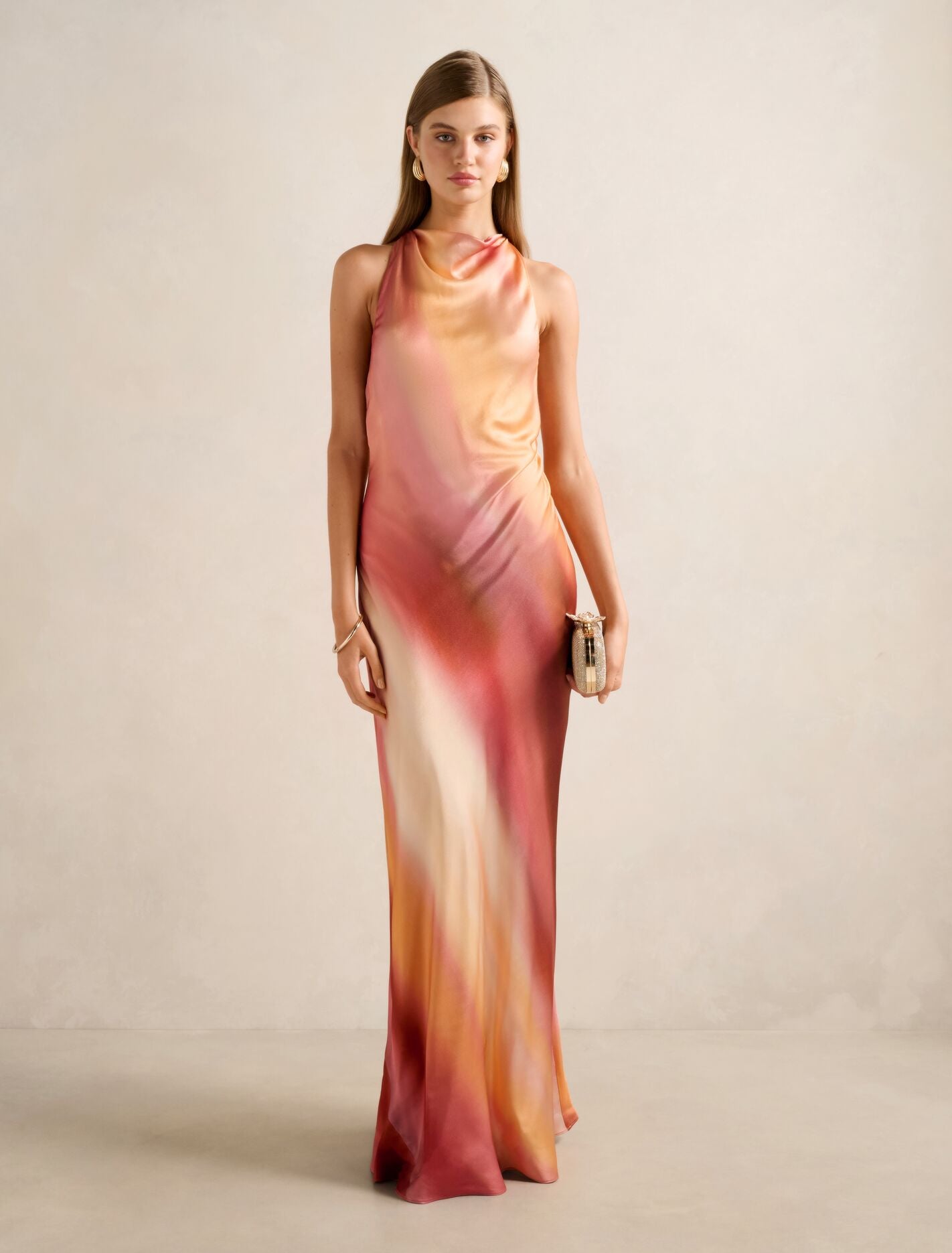 Andie Satin Backless Maxi Dress